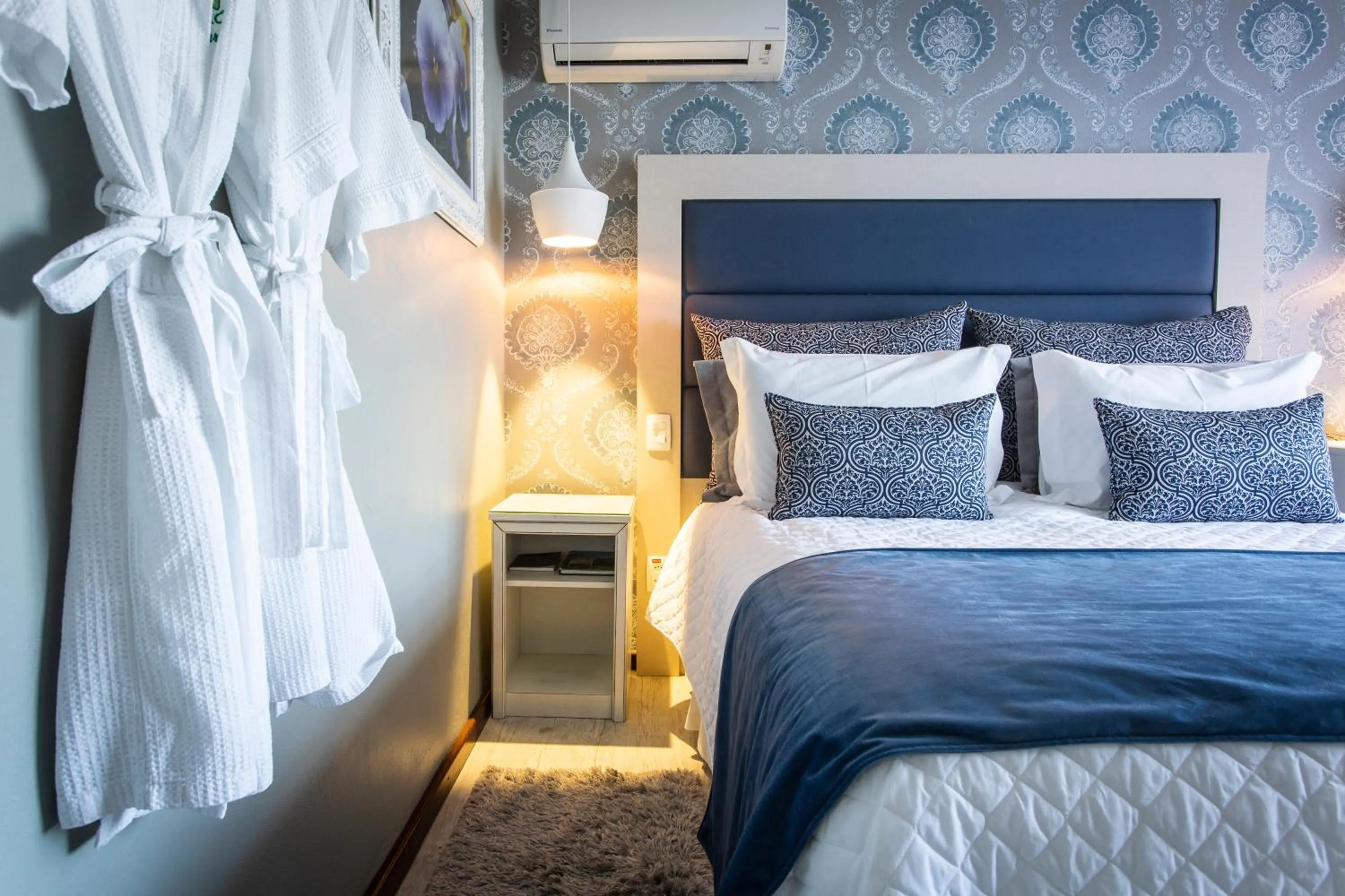 Bed in Hotel Bangalôs da Serra