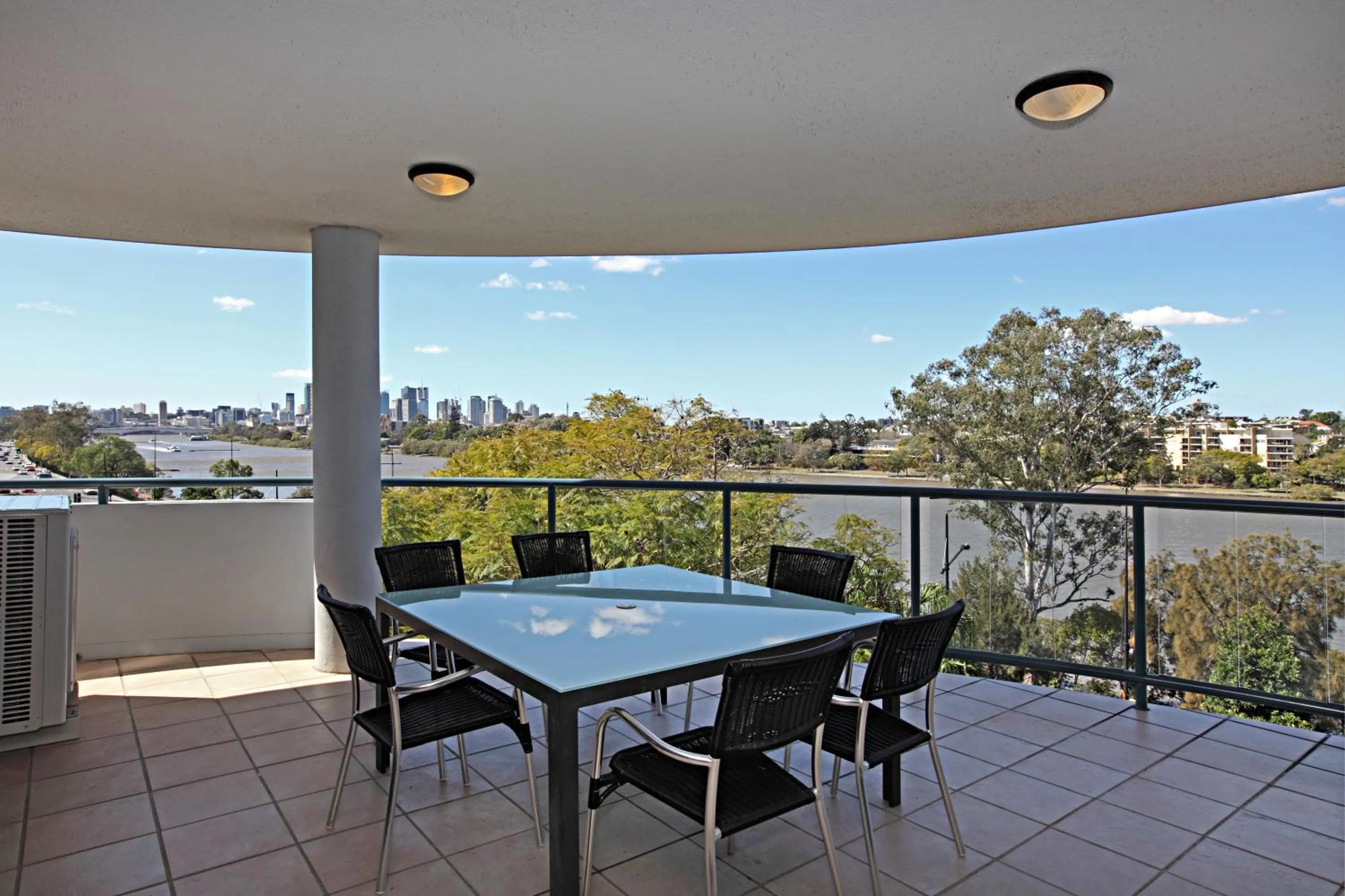 River view in Inn on the Park Apartments