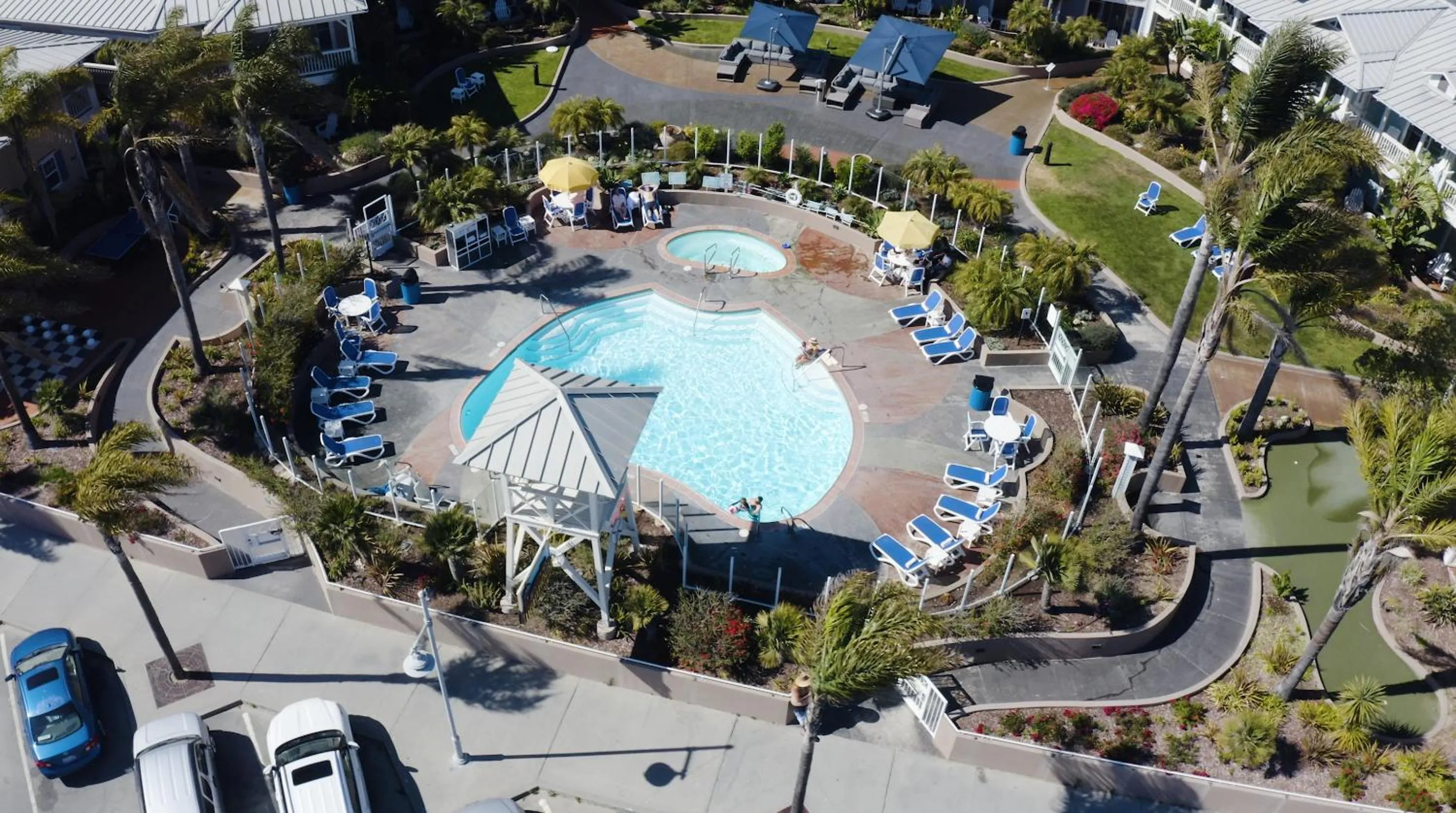 Bird's eye view in Avila Lighthouse Suites