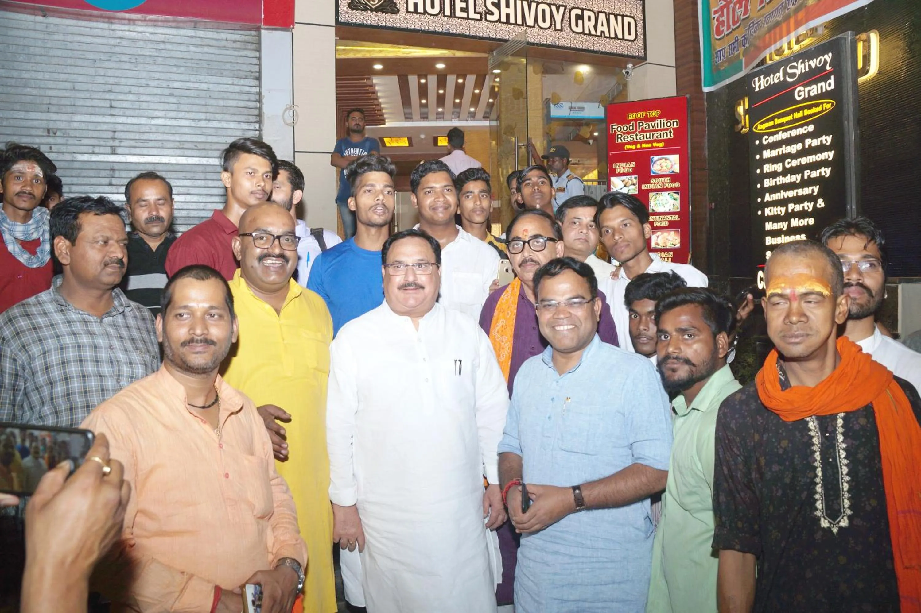 Facade/entrance in HOTEL SHIVOY GRAND