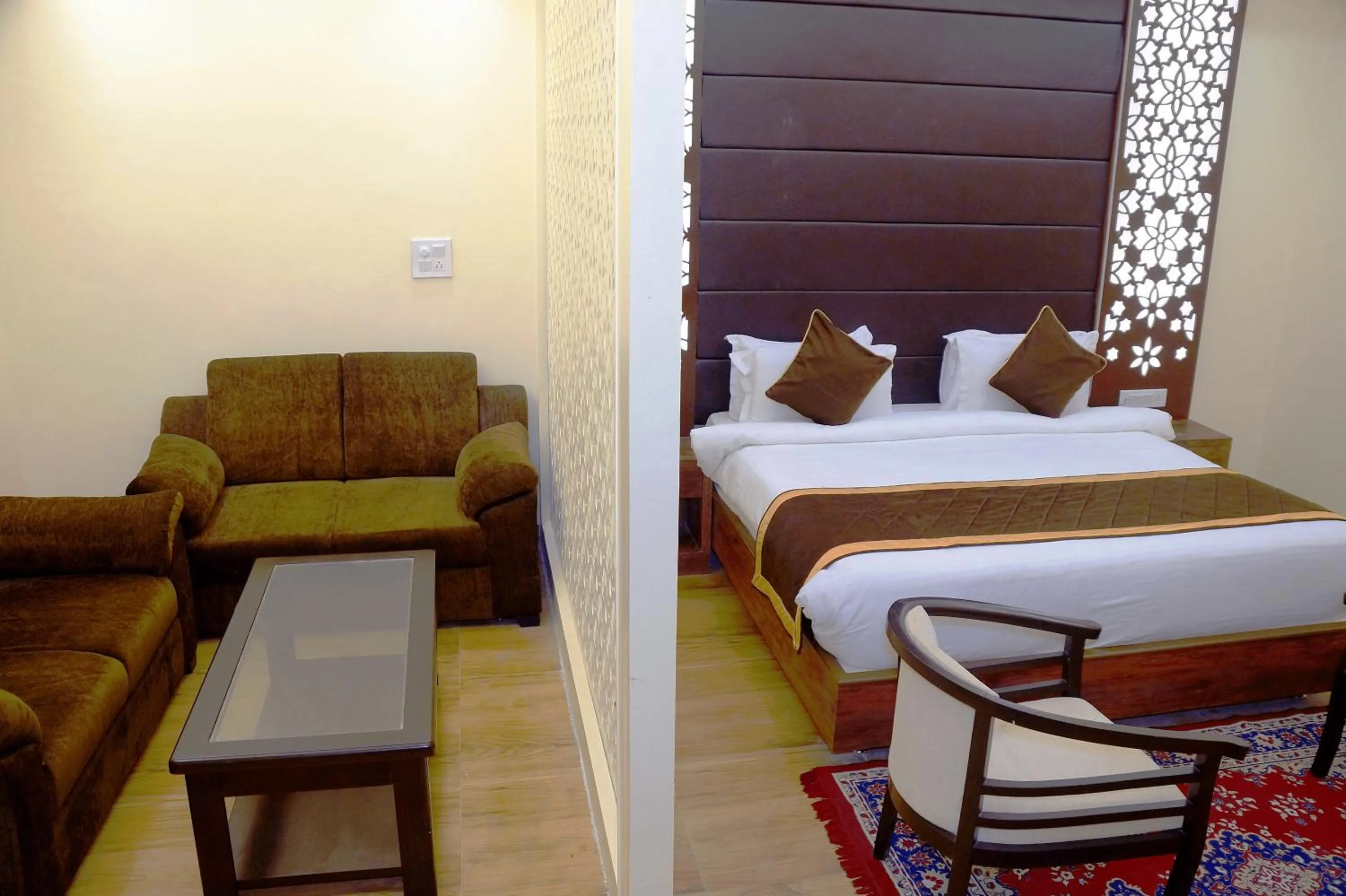 Bed in HOTEL SHIVOY GRAND