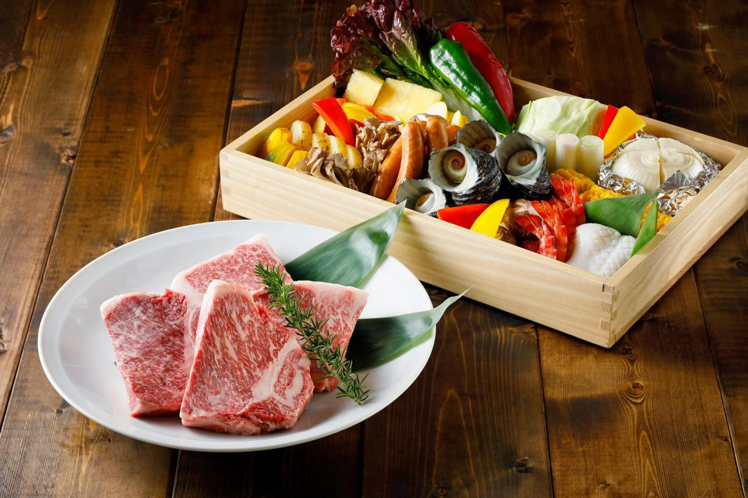 Food and drinks in GRAND CHARIOT Hokutoshichisei 135°