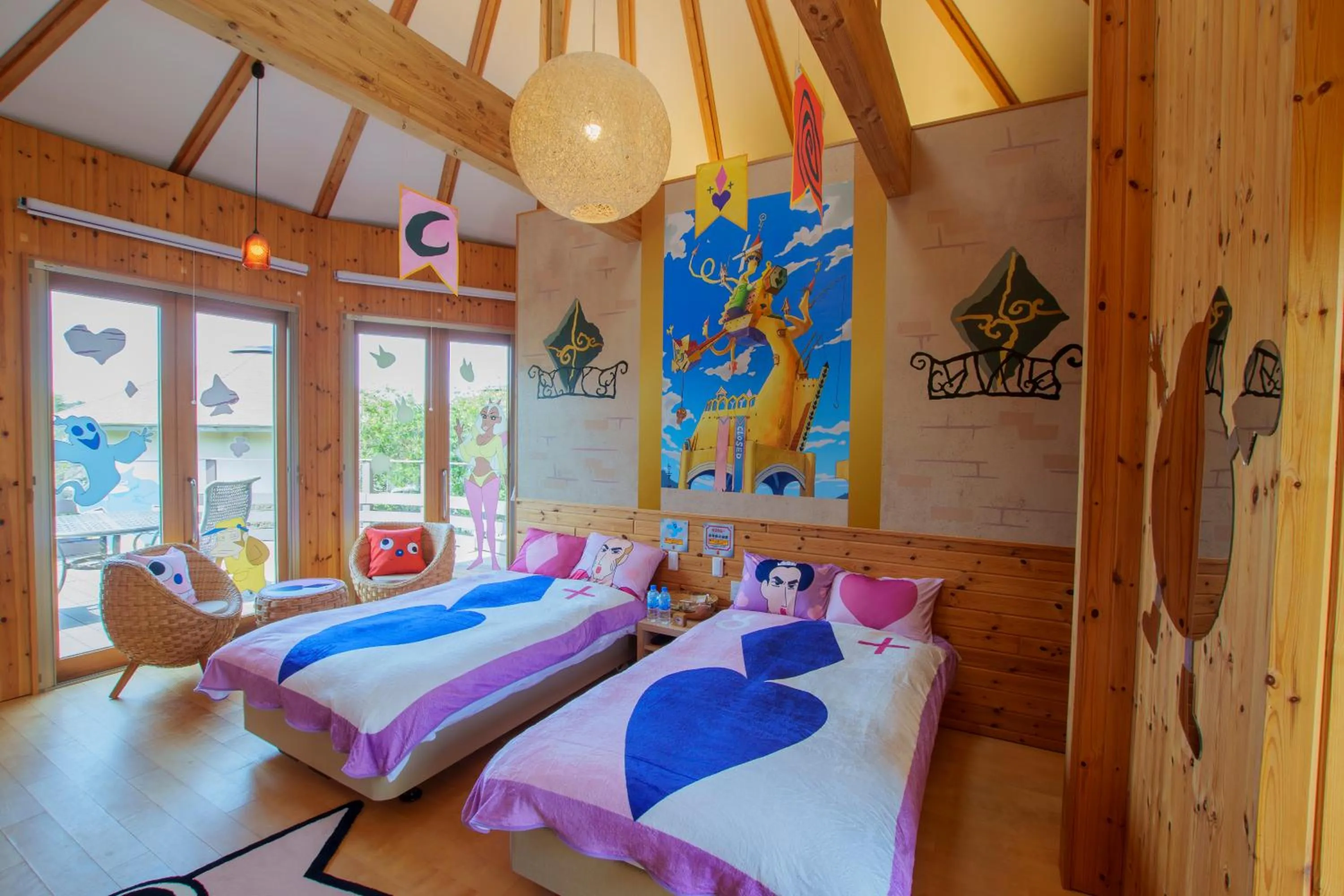 Bed in GRAND CHARIOT Hokutoshichisei 135°