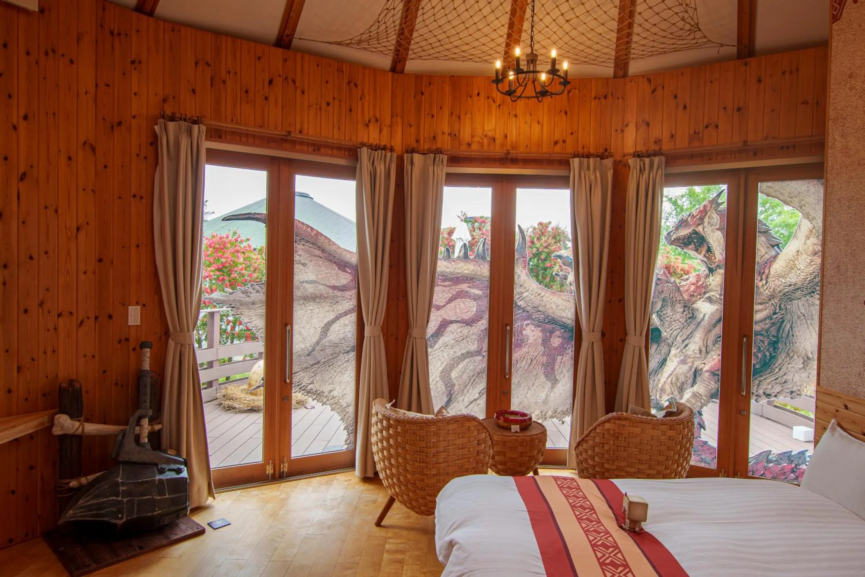 Bed in GRAND CHARIOT Hokutoshichisei 135°