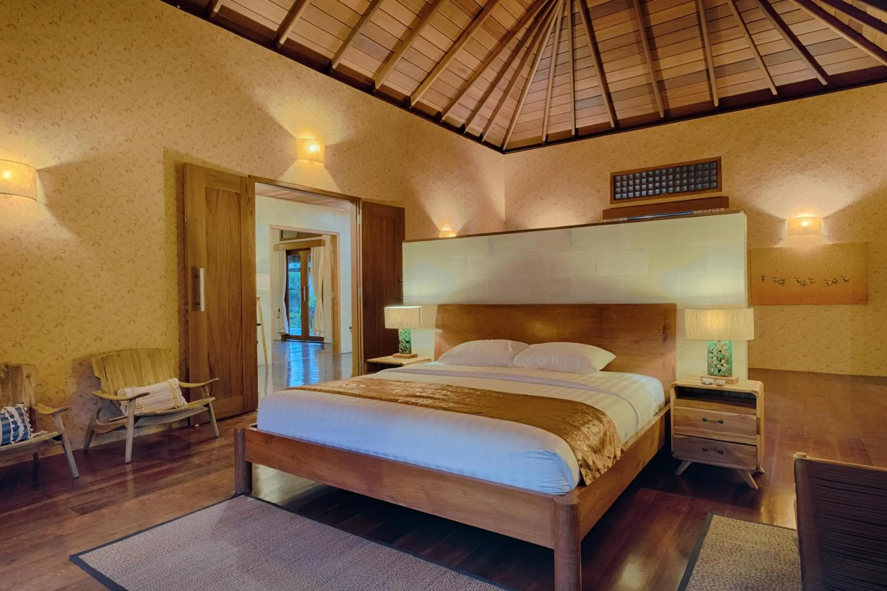Bed in Ketewel Villa by Sanga Sanga Hospitality Bed in Ketewel Villa by Sanga Sanga Hospitality