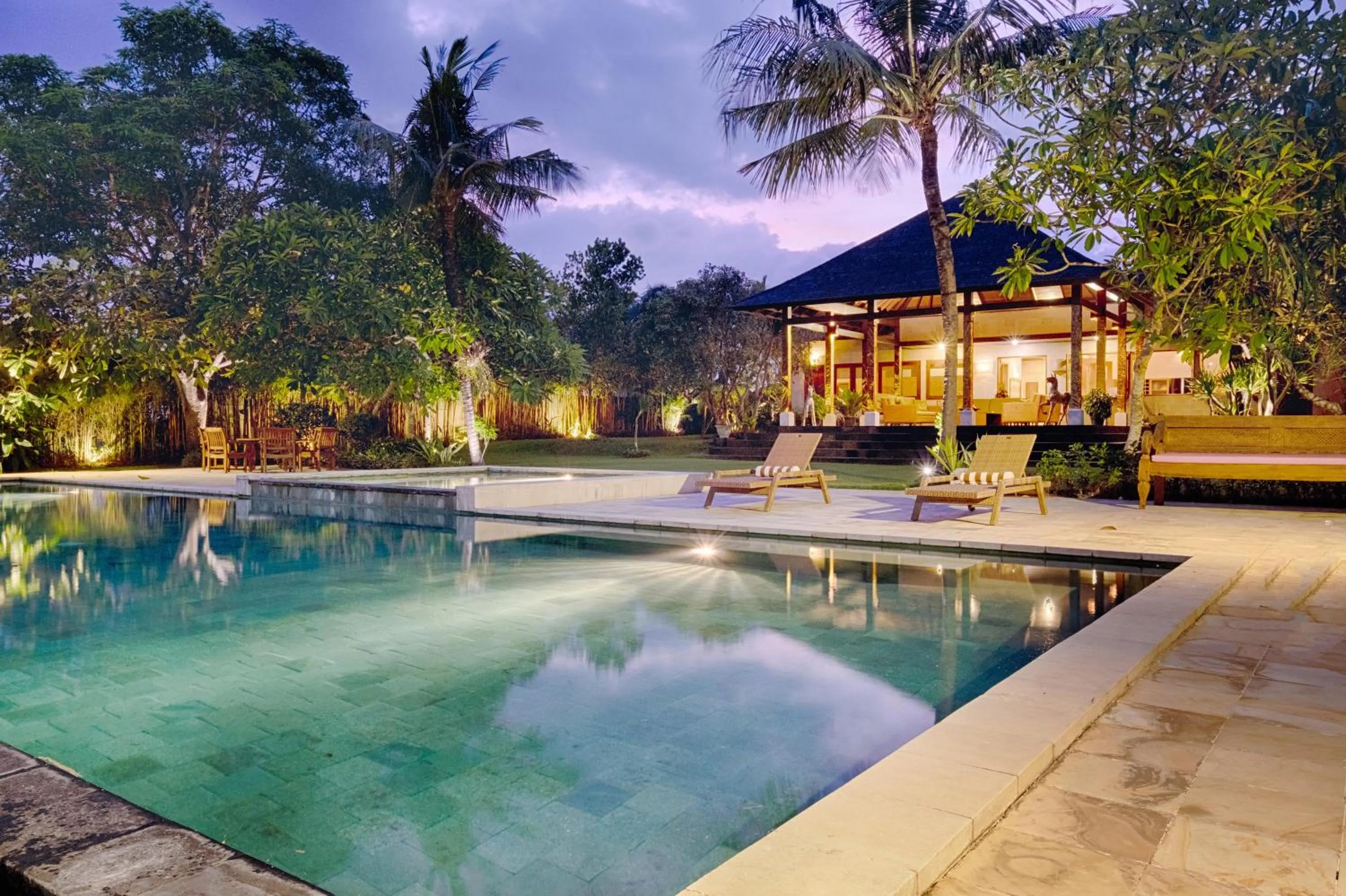 Garden view in Ketewel Villa by Sanga Sanga Hospitality