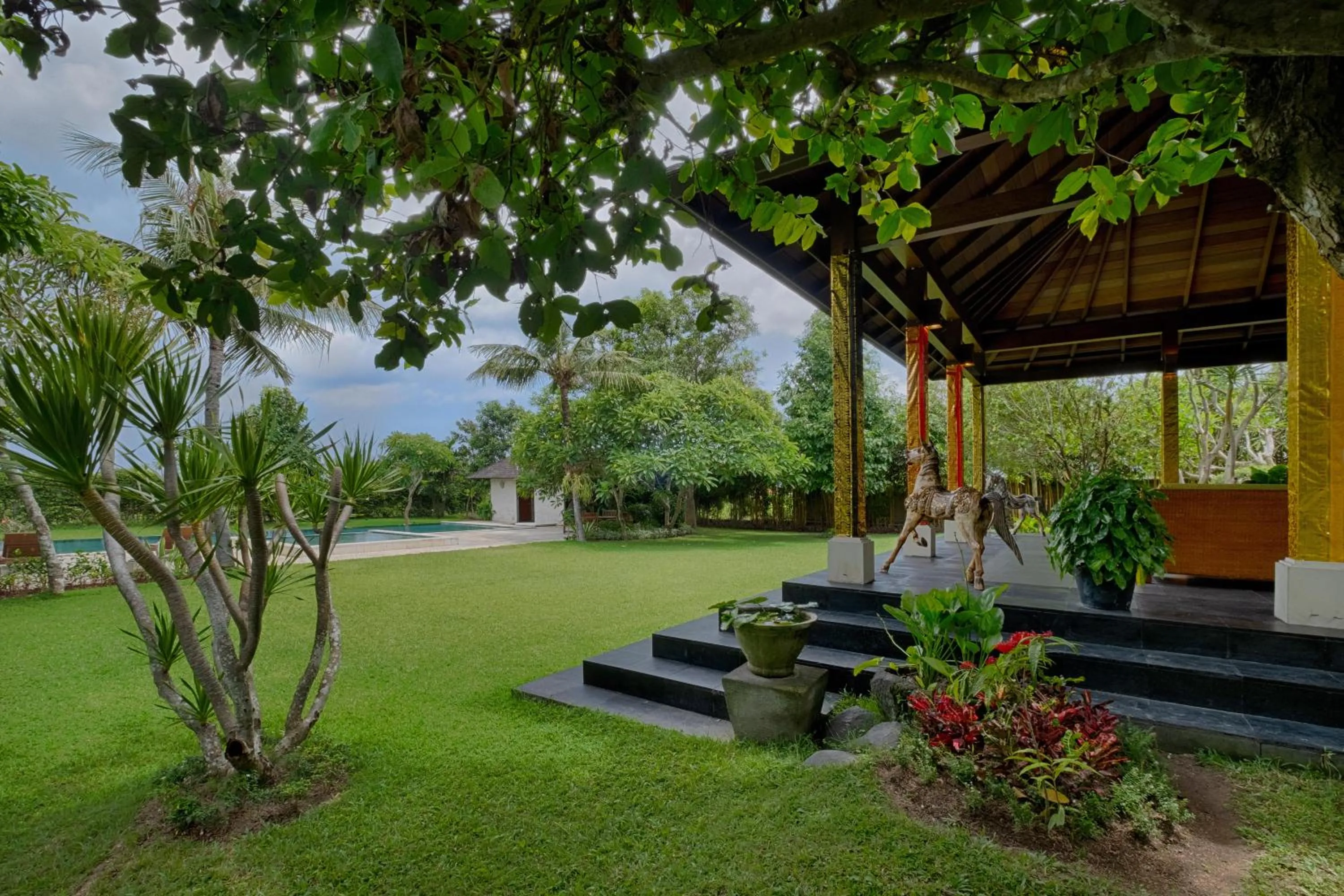 Garden in Ketewel Villa by Sanga Sanga Hospitality