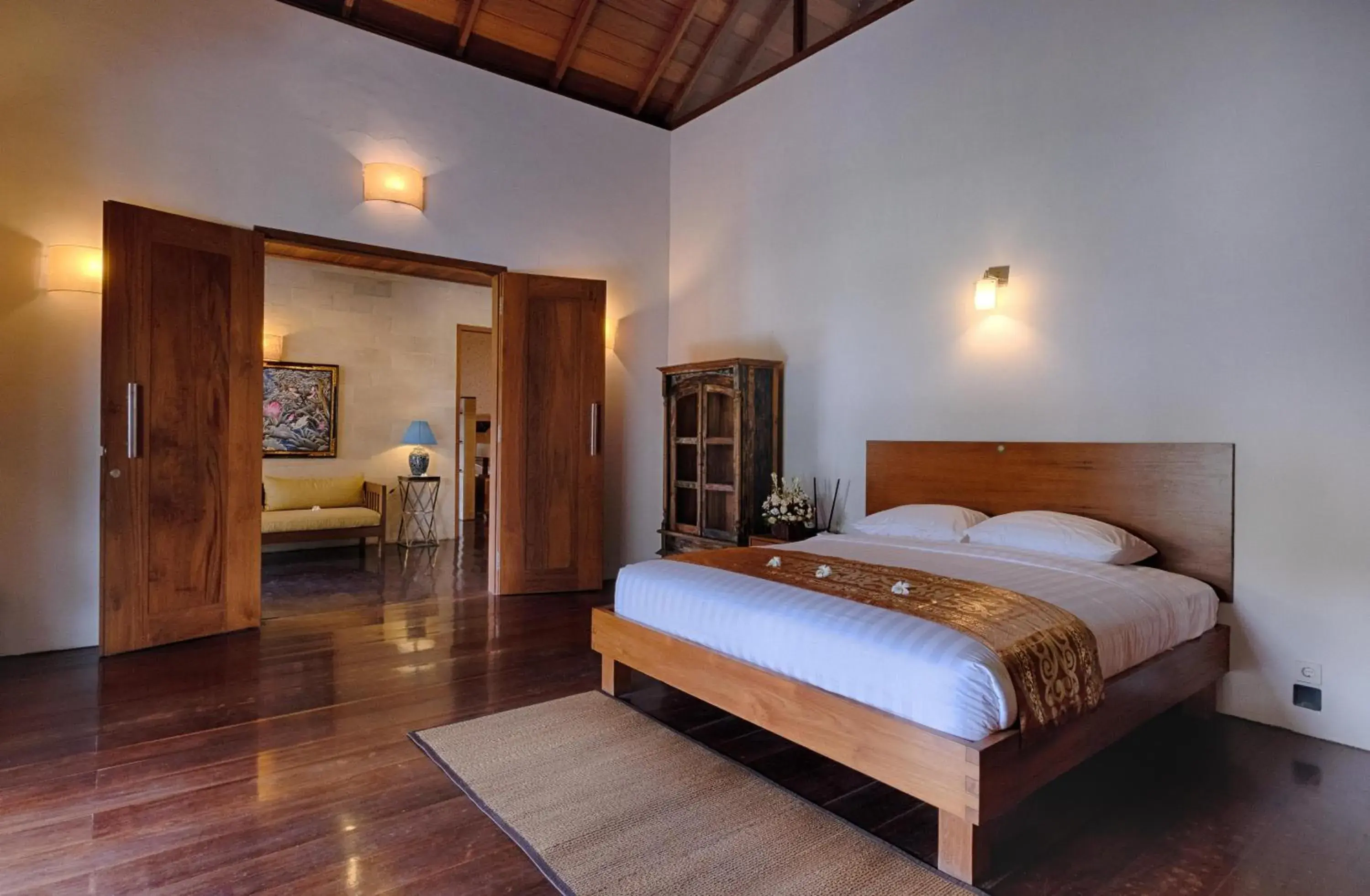 Bed in Ketewel Villa by Sanga Sanga Hospitality Bed in Ketewel Villa by Sanga Sanga Hospitality