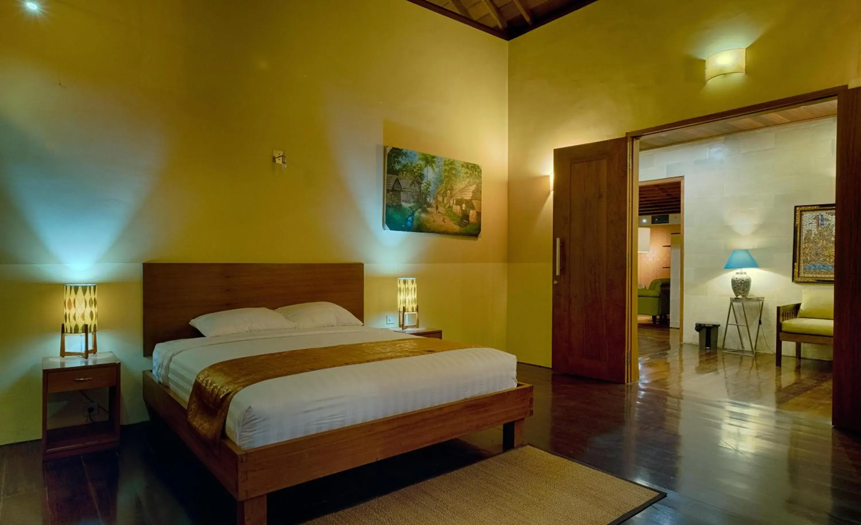 Bed in Ketewel Villa by Sanga Sanga Hospitality Bed in Ketewel Villa by Sanga Sanga Hospitality