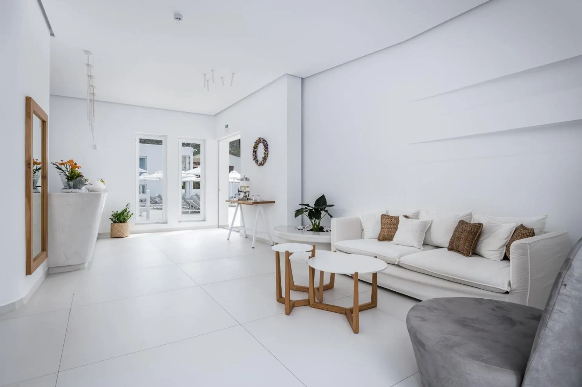 Lobby or reception in Kantouni Beach Boutique Hotel