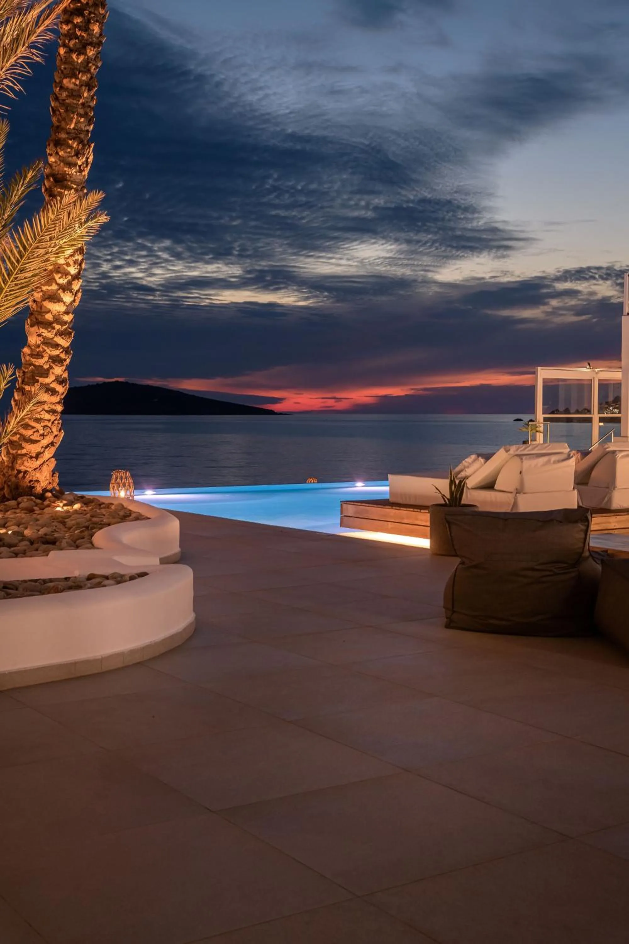 Swimming pool in Kantouni Beach Boutique Hotel