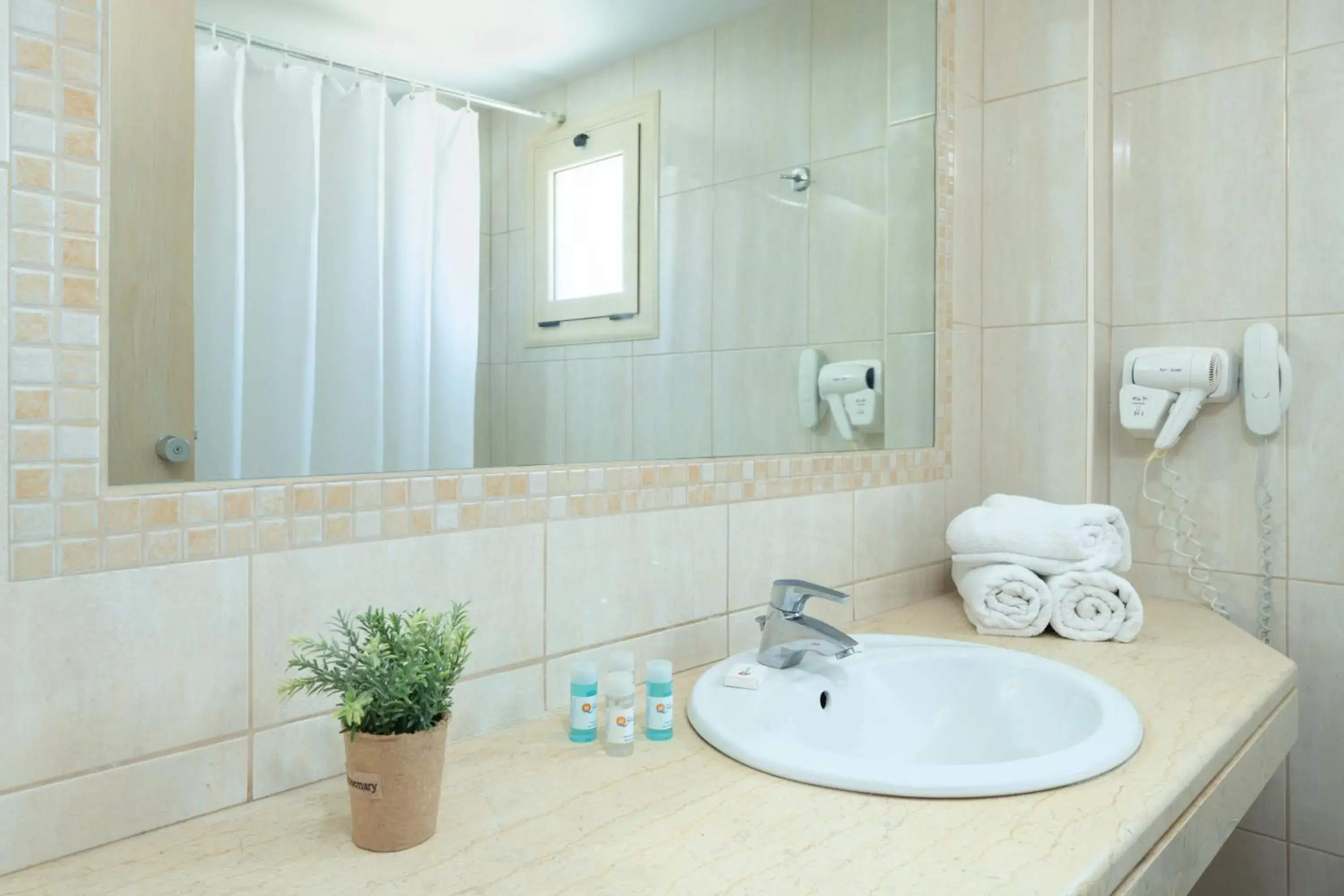Bathroom in Marilena Hotel Bathroom in Marilena Hotel