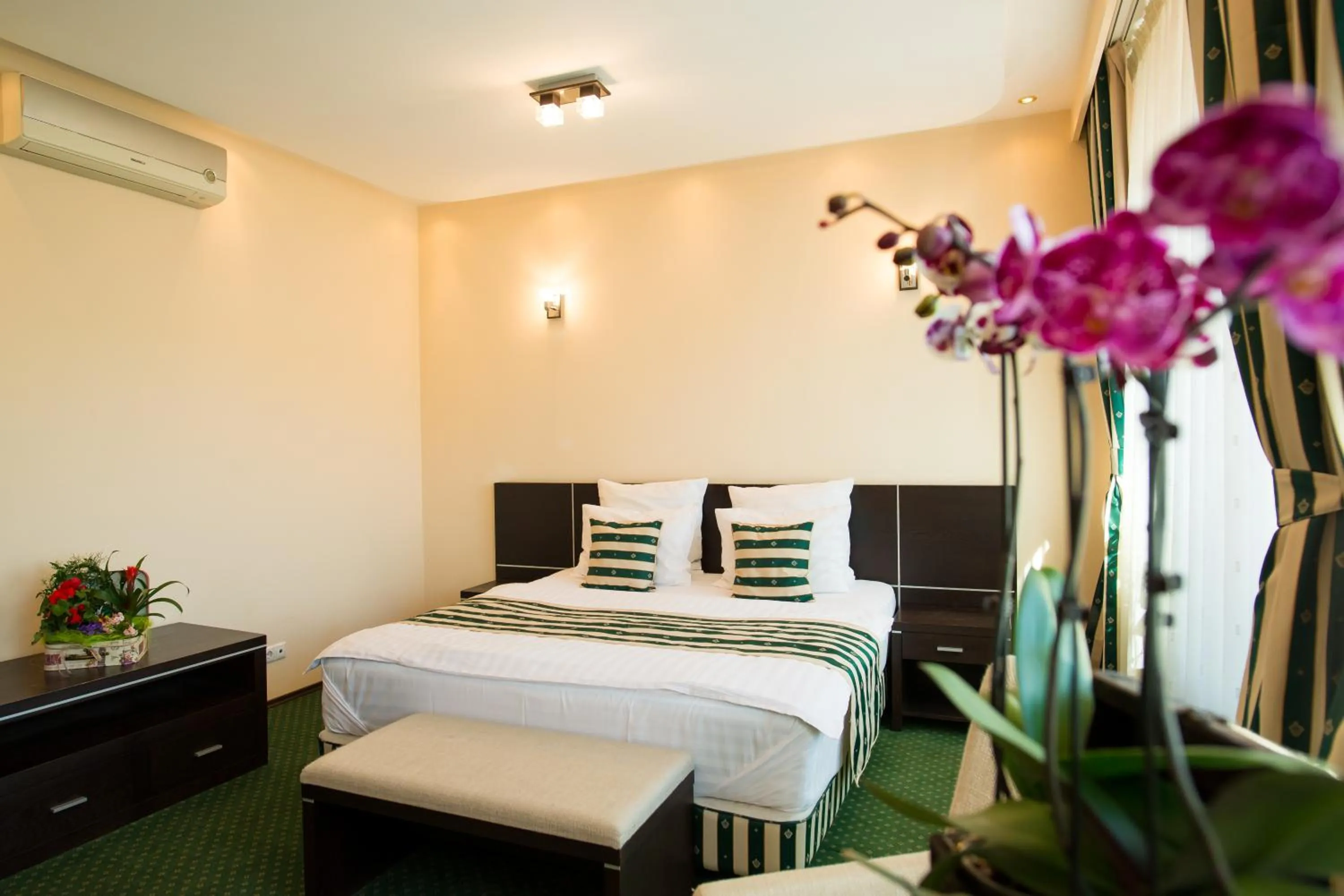 Bed in Pensiunea President