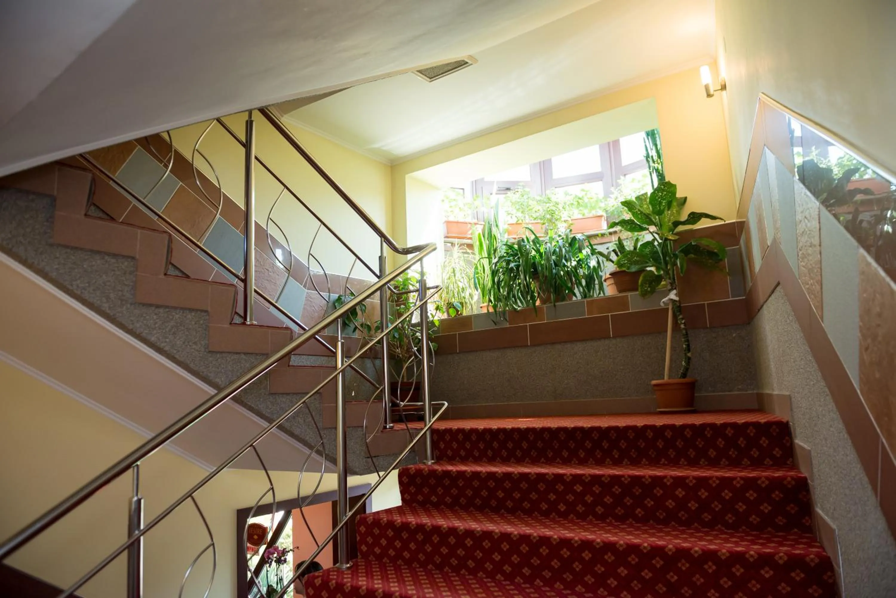 Decorative detail in Pensiunea President