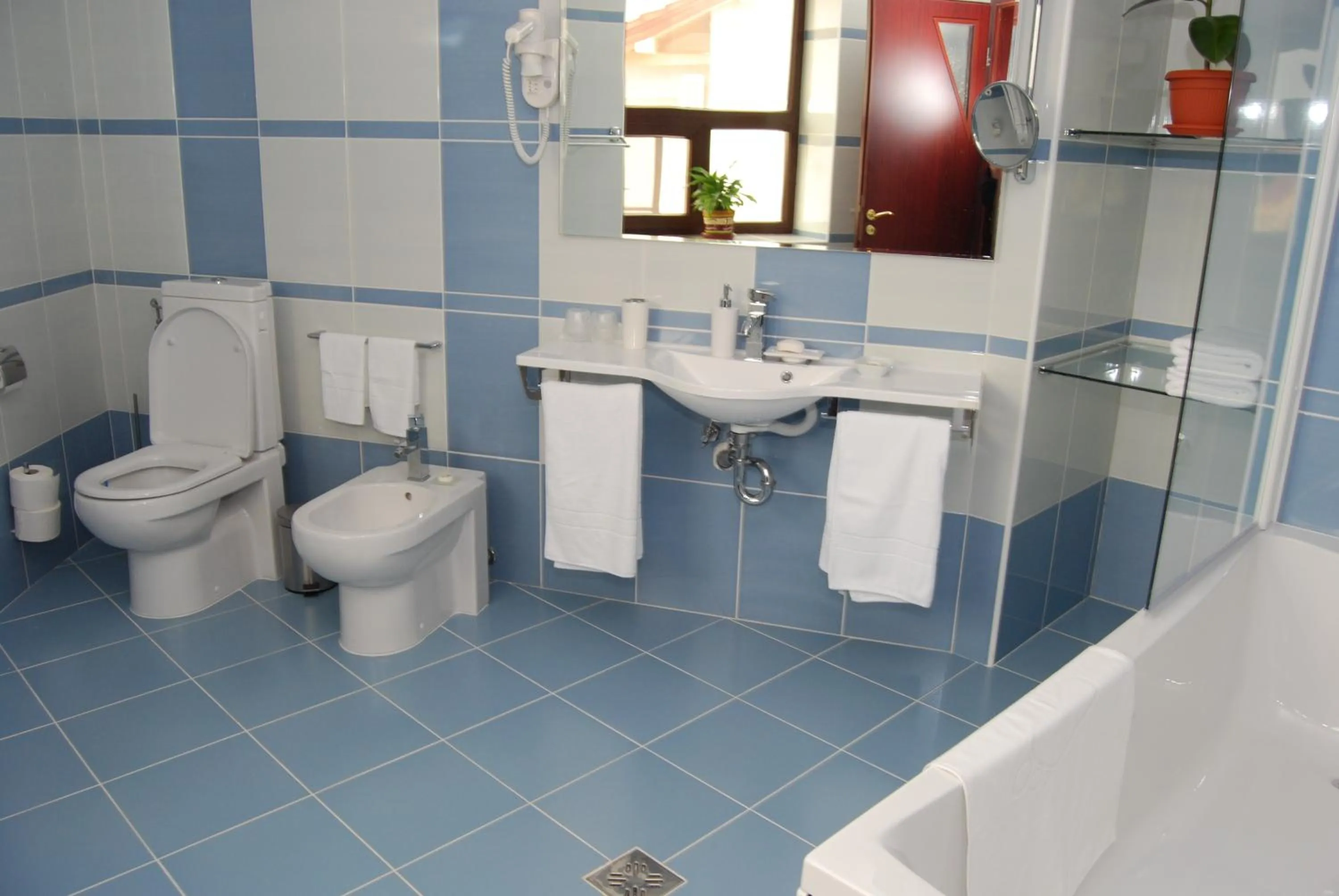 Bathroom in Pensiunea President