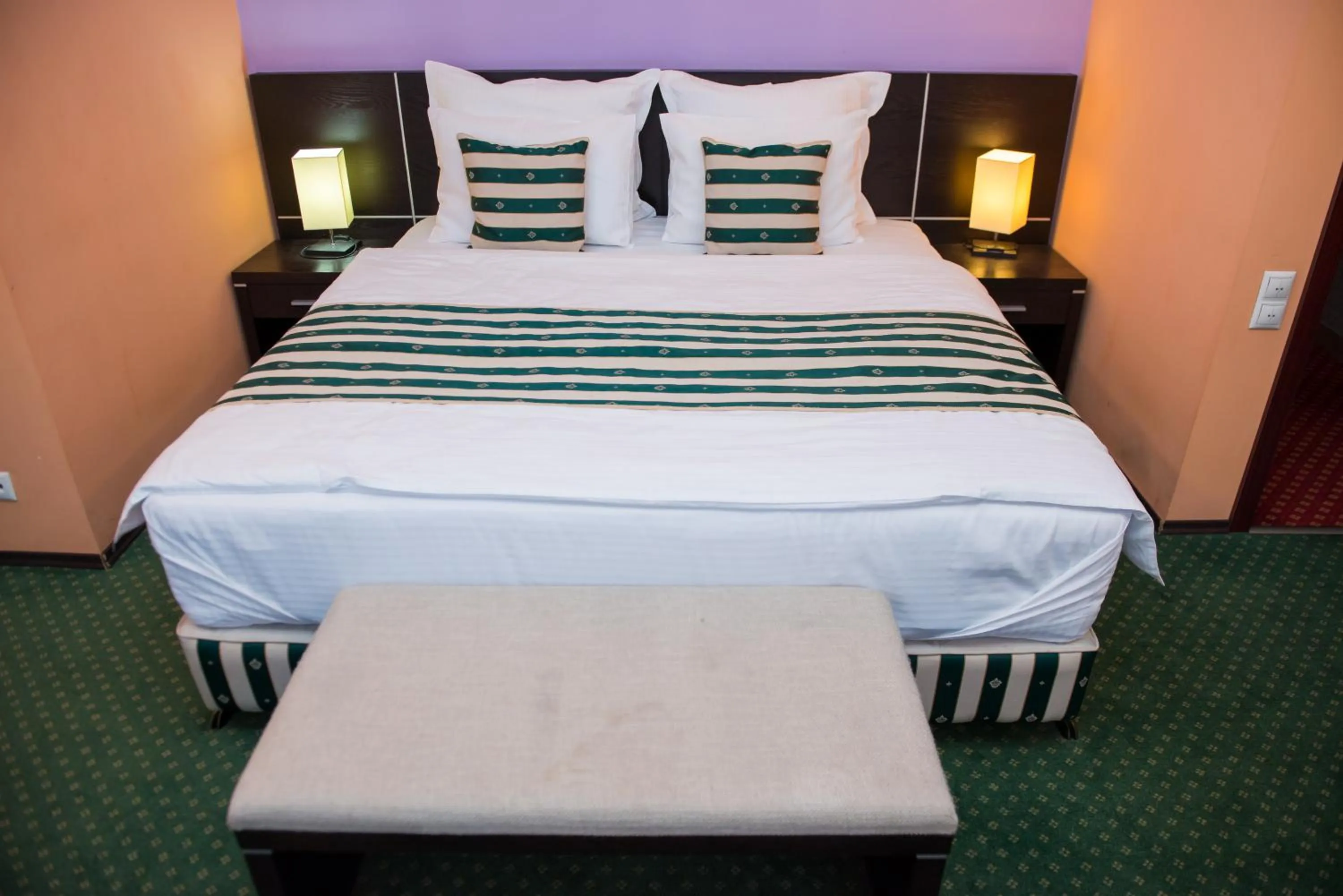 Bed in Pensiunea President