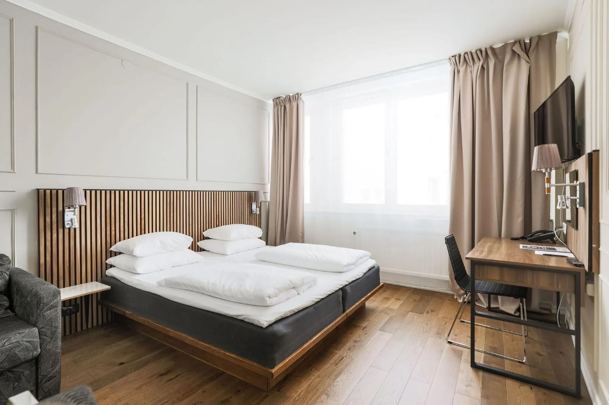 Bed in Comfort Hotel Linköping City