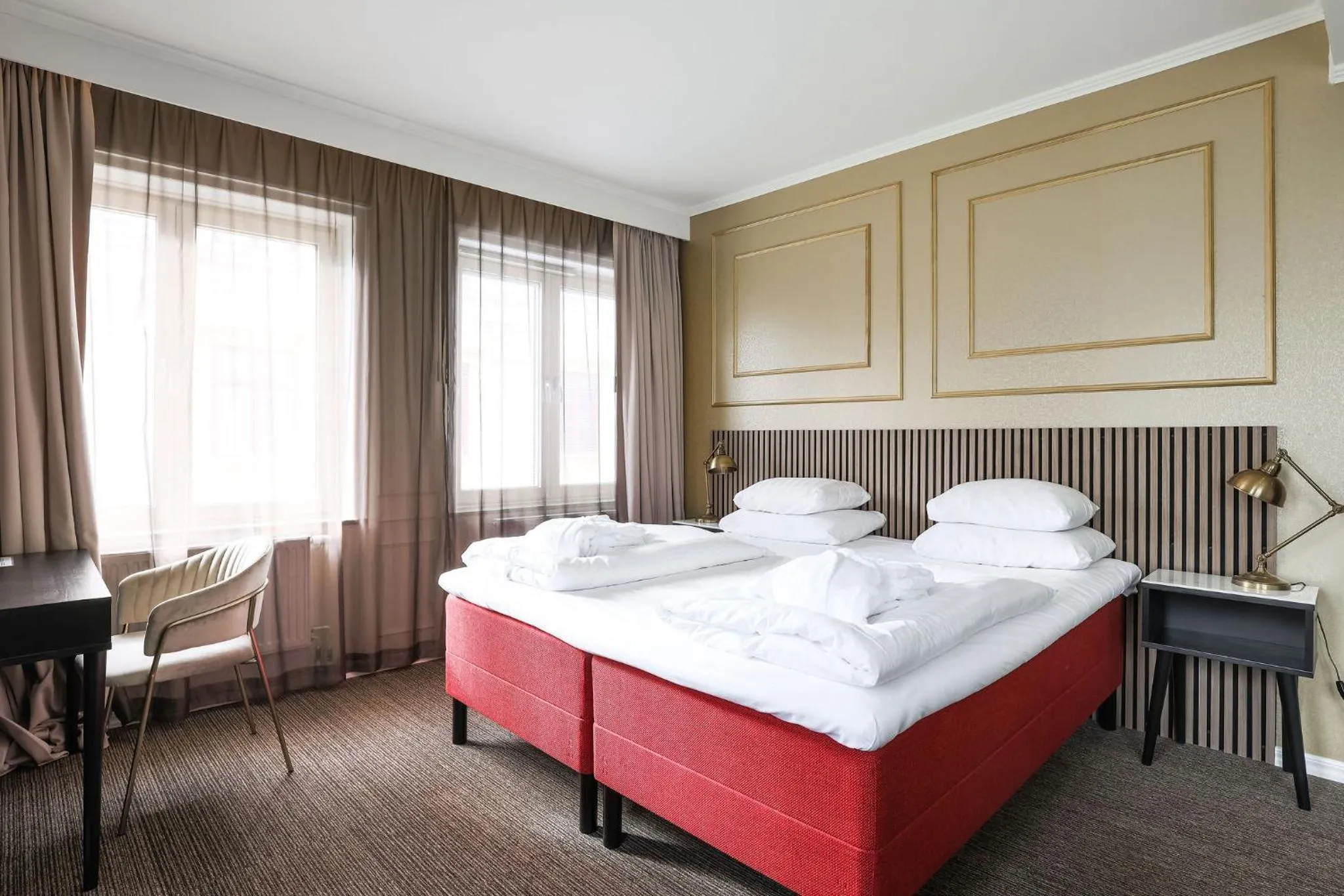 Bed in Comfort Hotel Linköping City