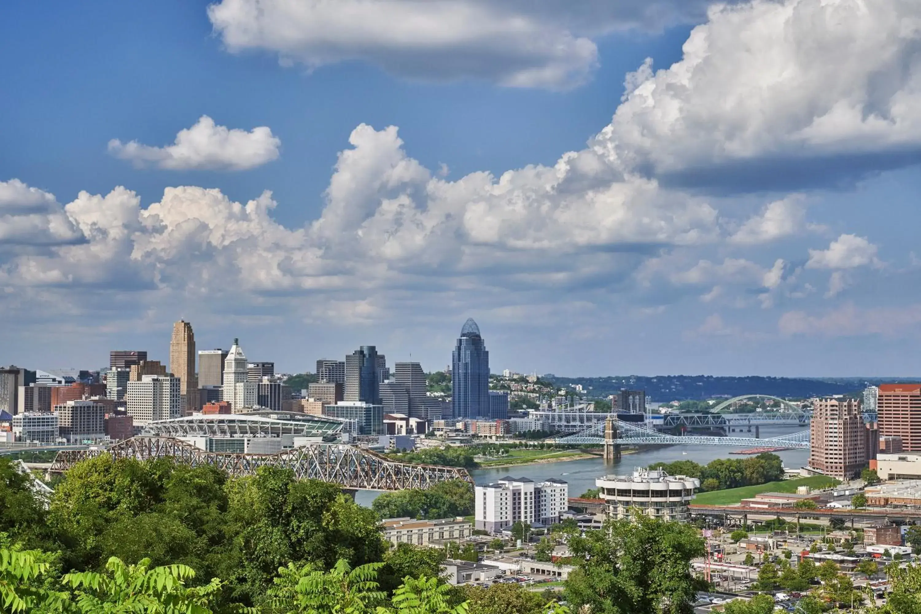 City view in Graduate by Hilton Cincinnati City view in Graduate by Hilton Cincinnati