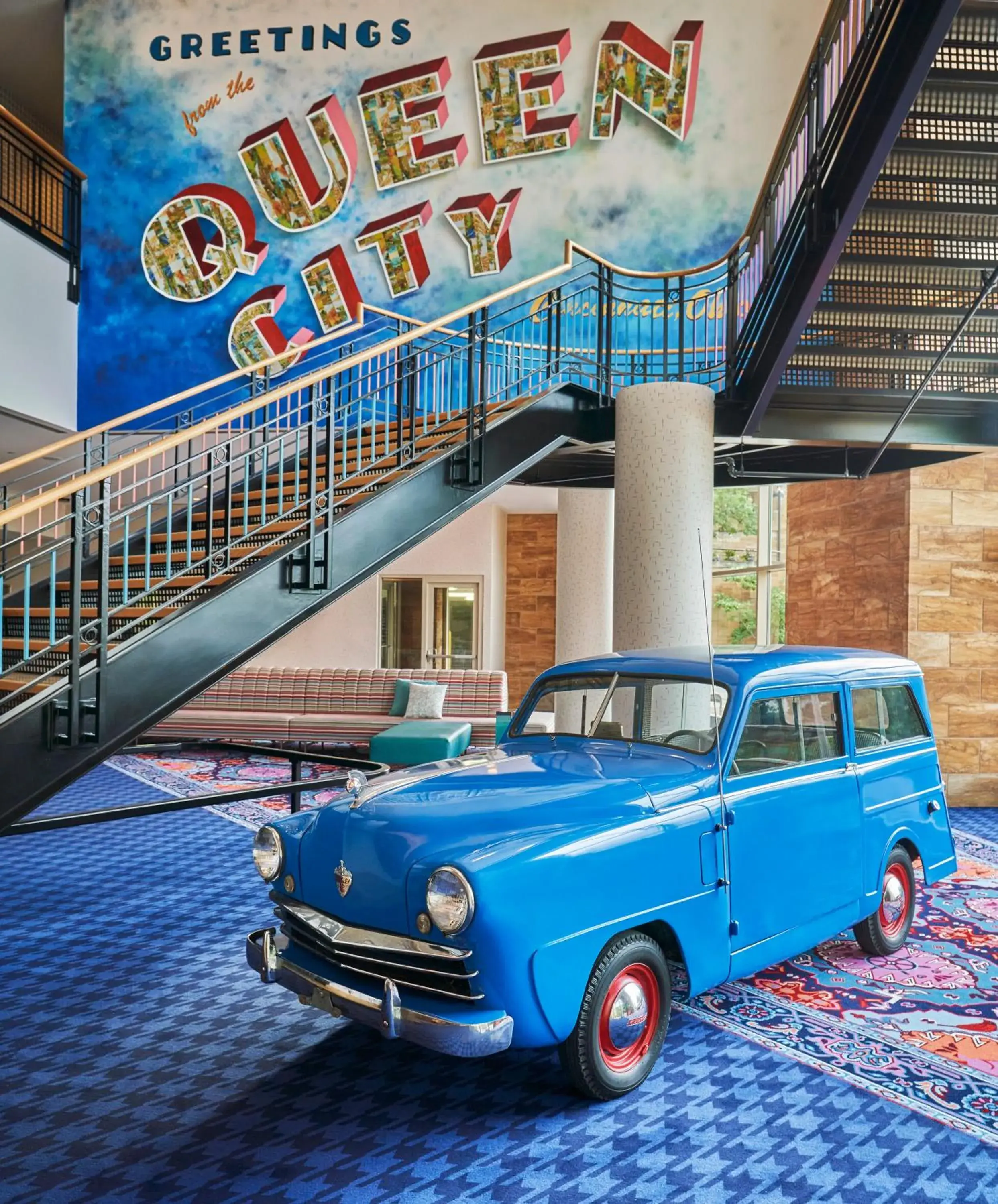 Lobby or reception in Graduate by Hilton Cincinnati Lobby or reception in Graduate by Hilton Cincinnati