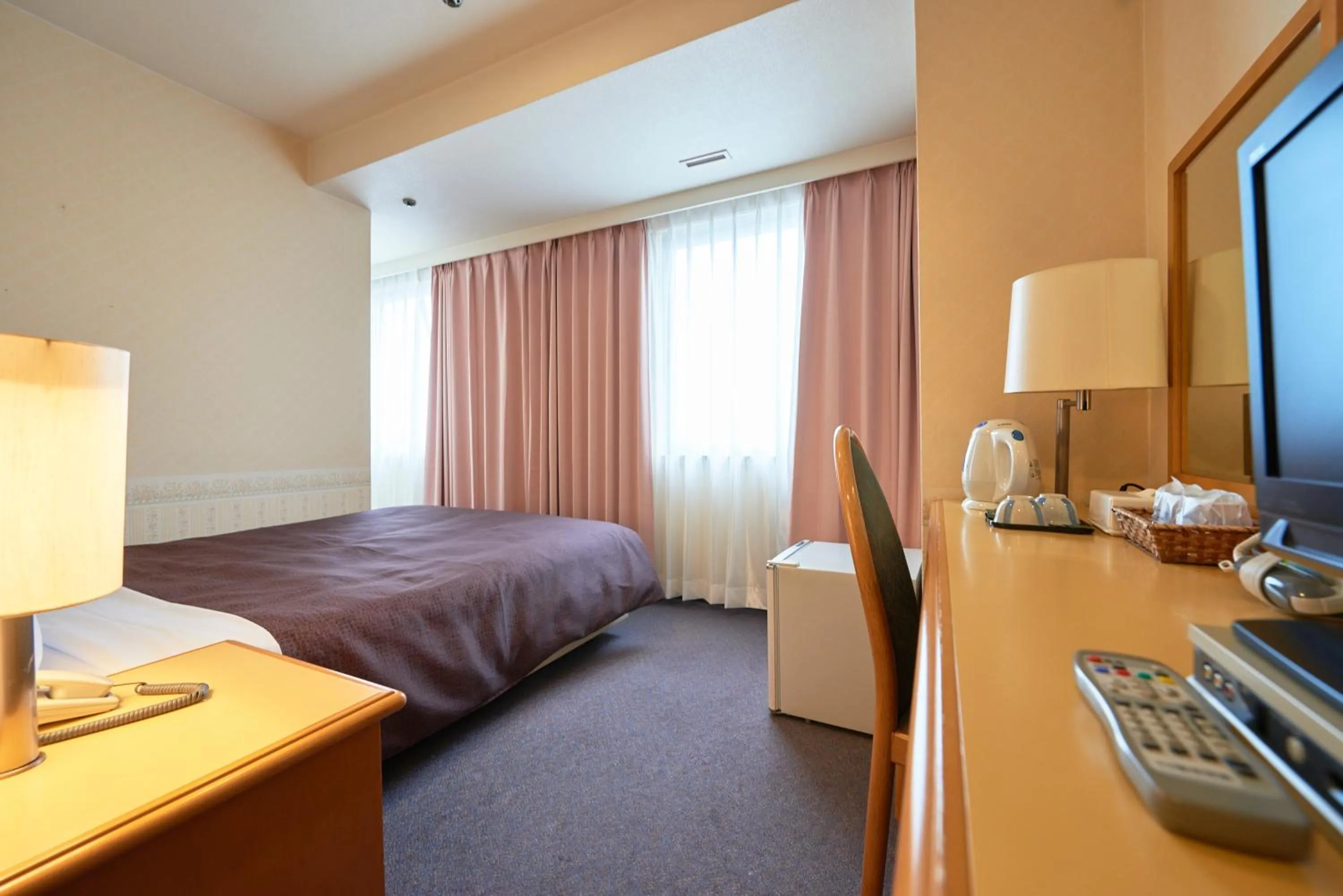 Bed in Hotel Select Inn Aomori