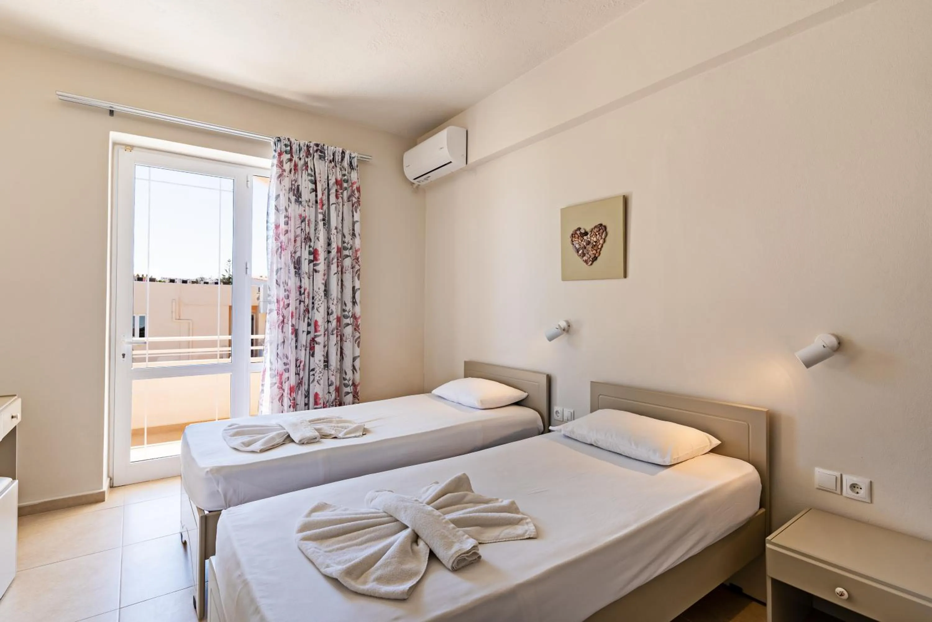 Bed in Hotel Kathrin Beach