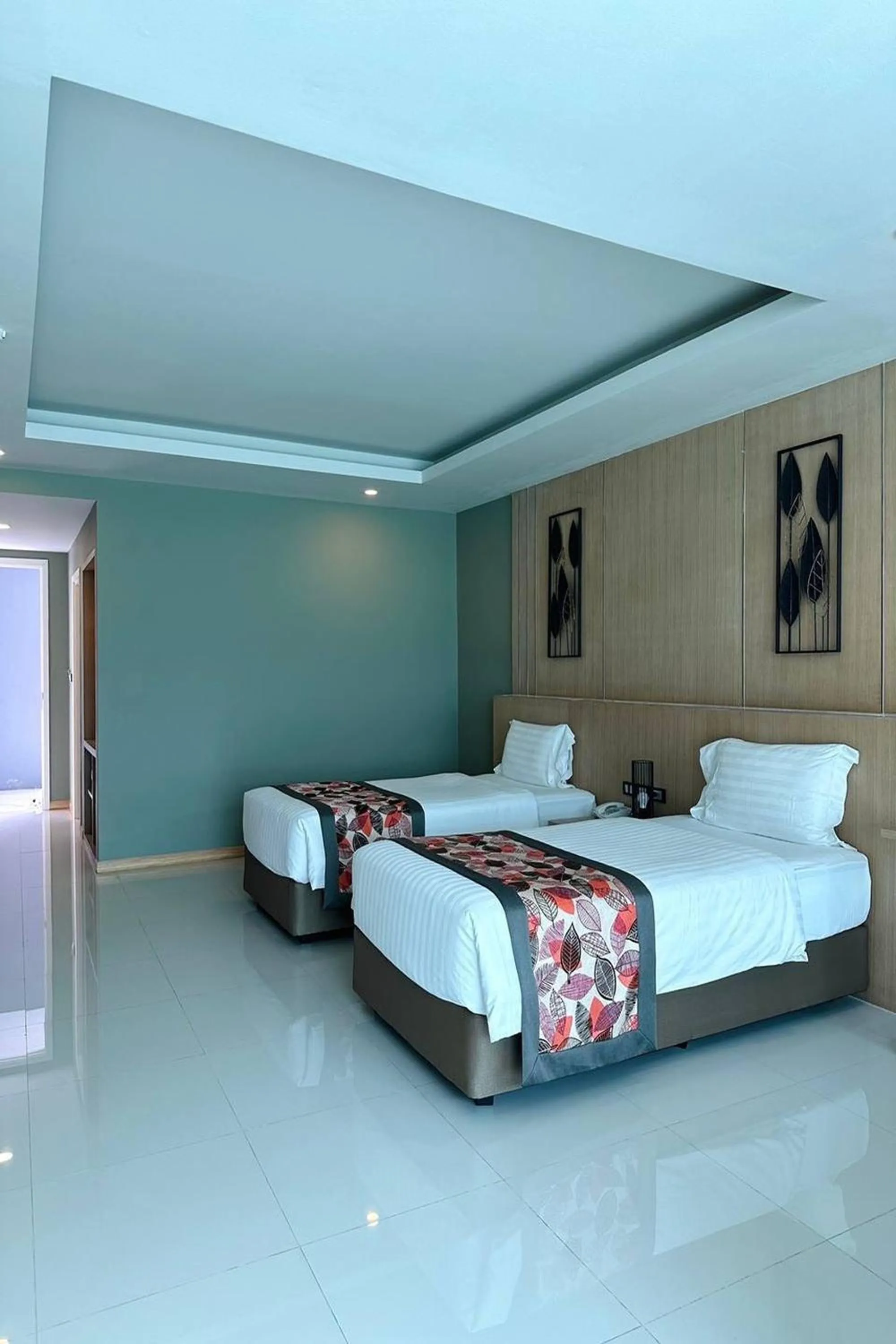 Bed in The Par Phuket SHA Plus