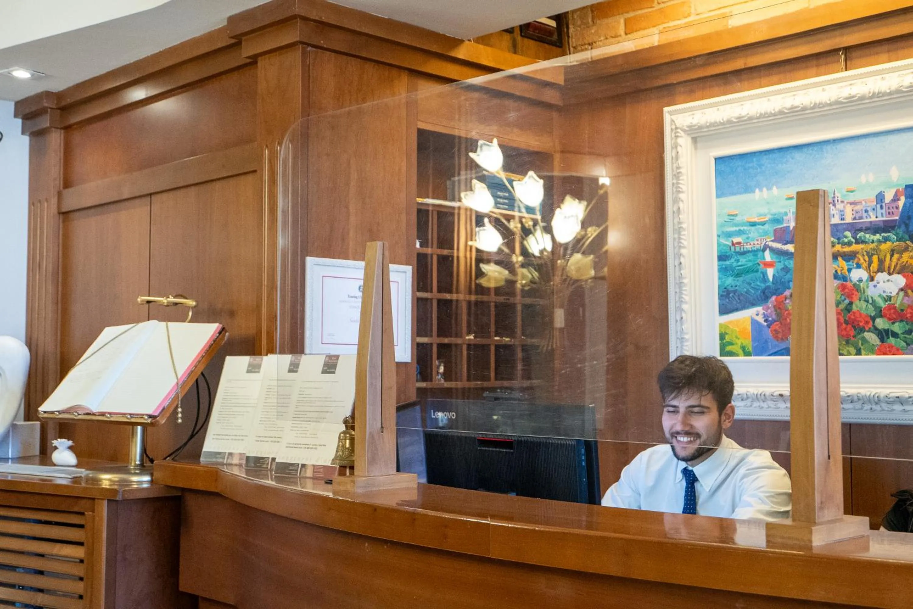 People in Art Hotel Santa Lucia