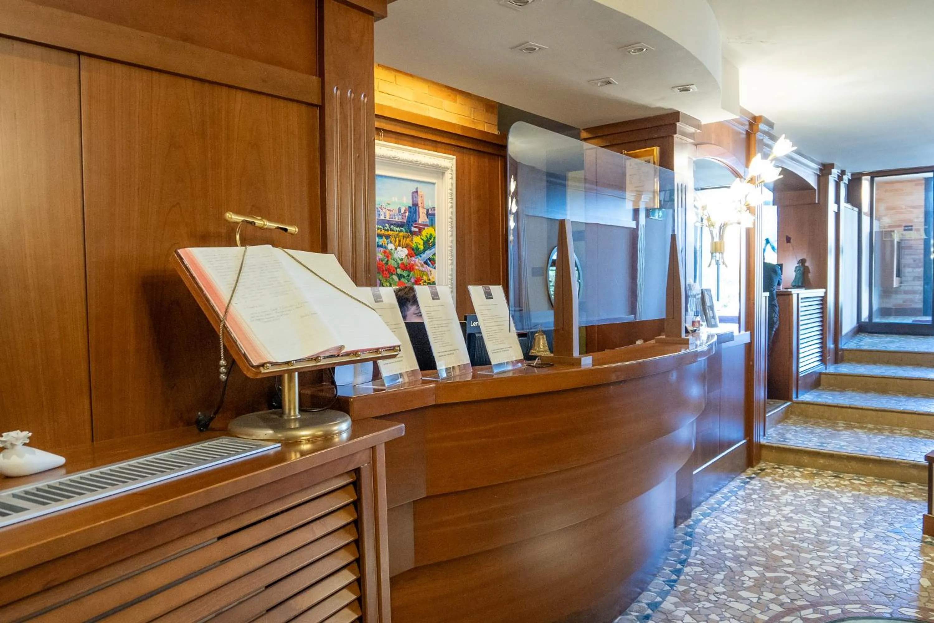 Lobby or reception in Art Hotel Santa Lucia