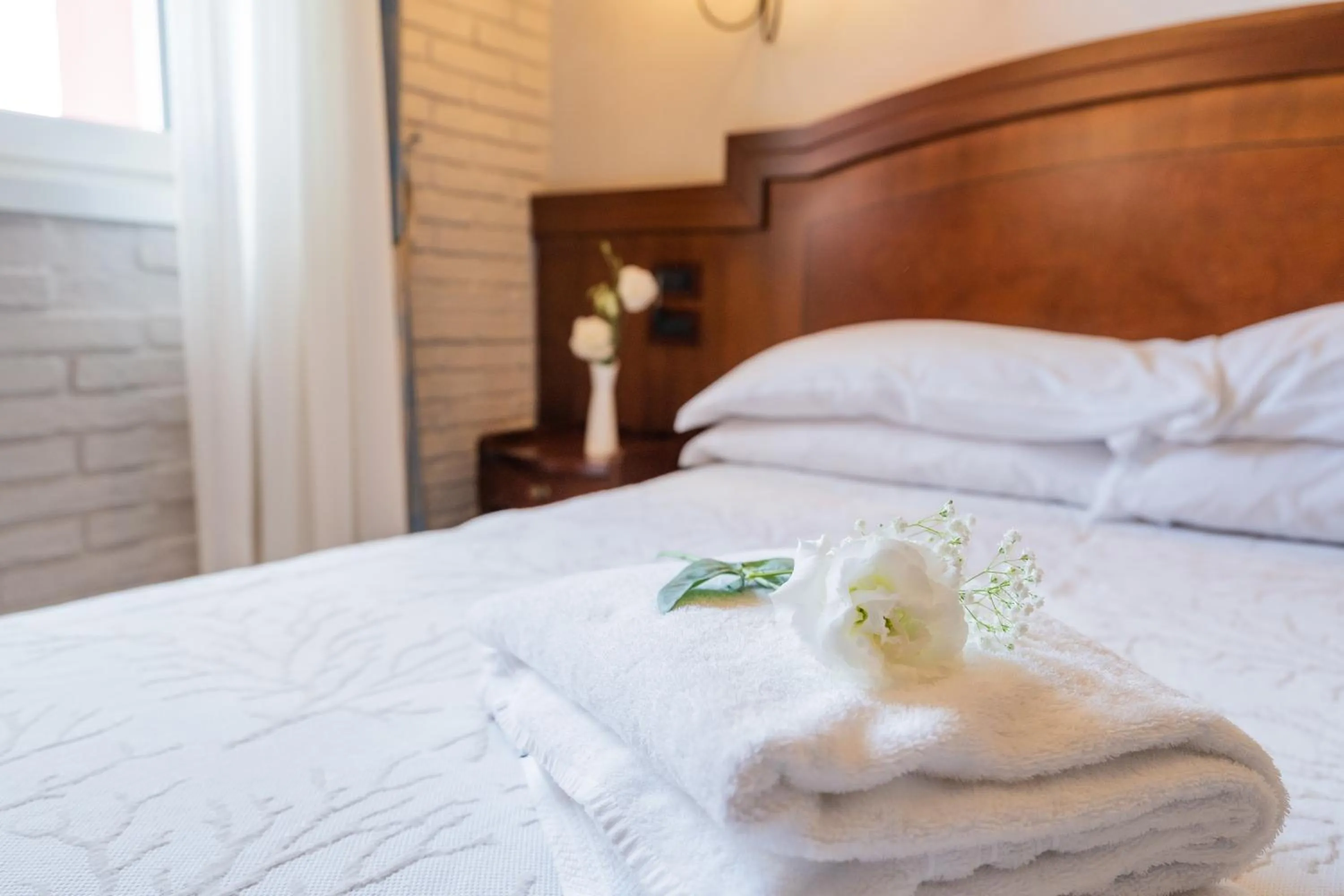 Bed in Art Hotel Santa Lucia