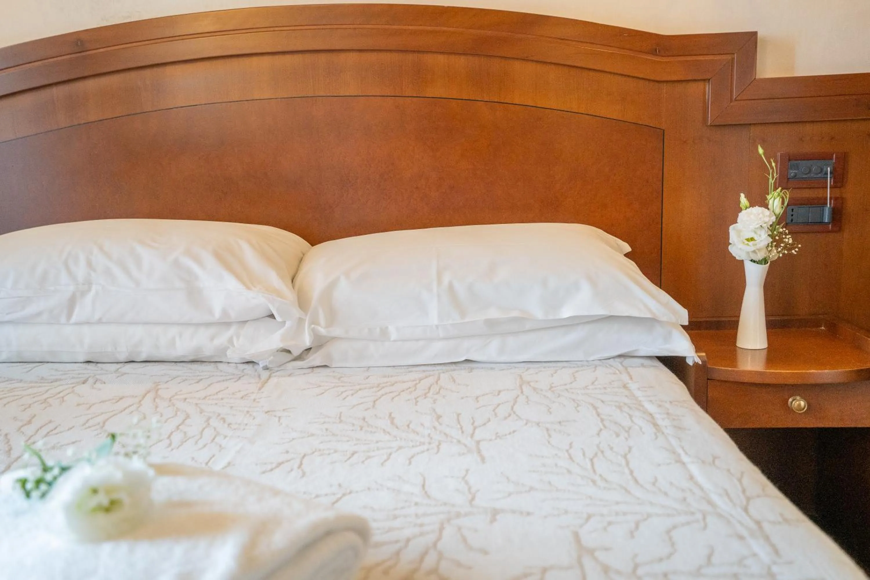 Bed in Art Hotel Santa Lucia