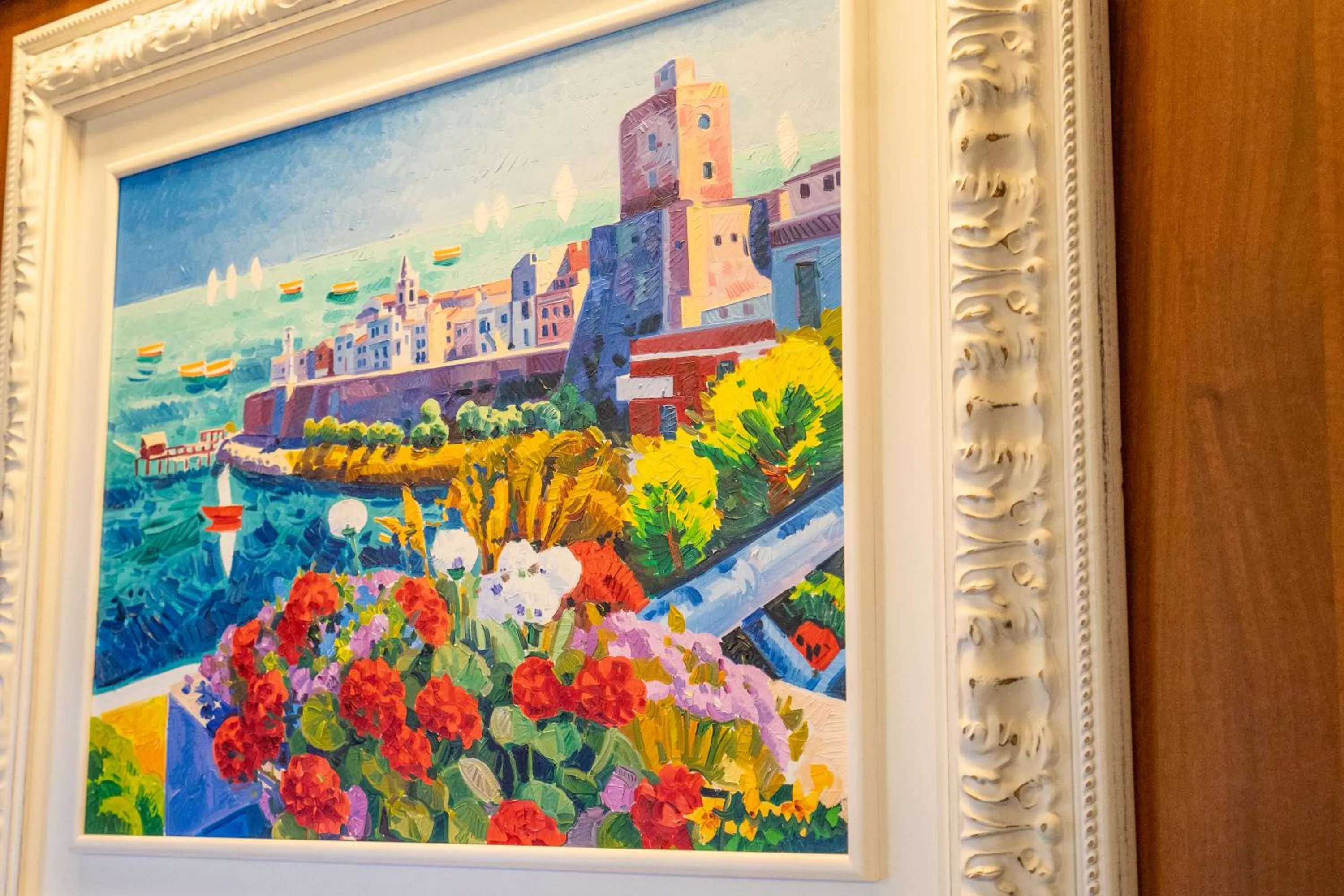 Lobby or reception in Art Hotel Santa Lucia