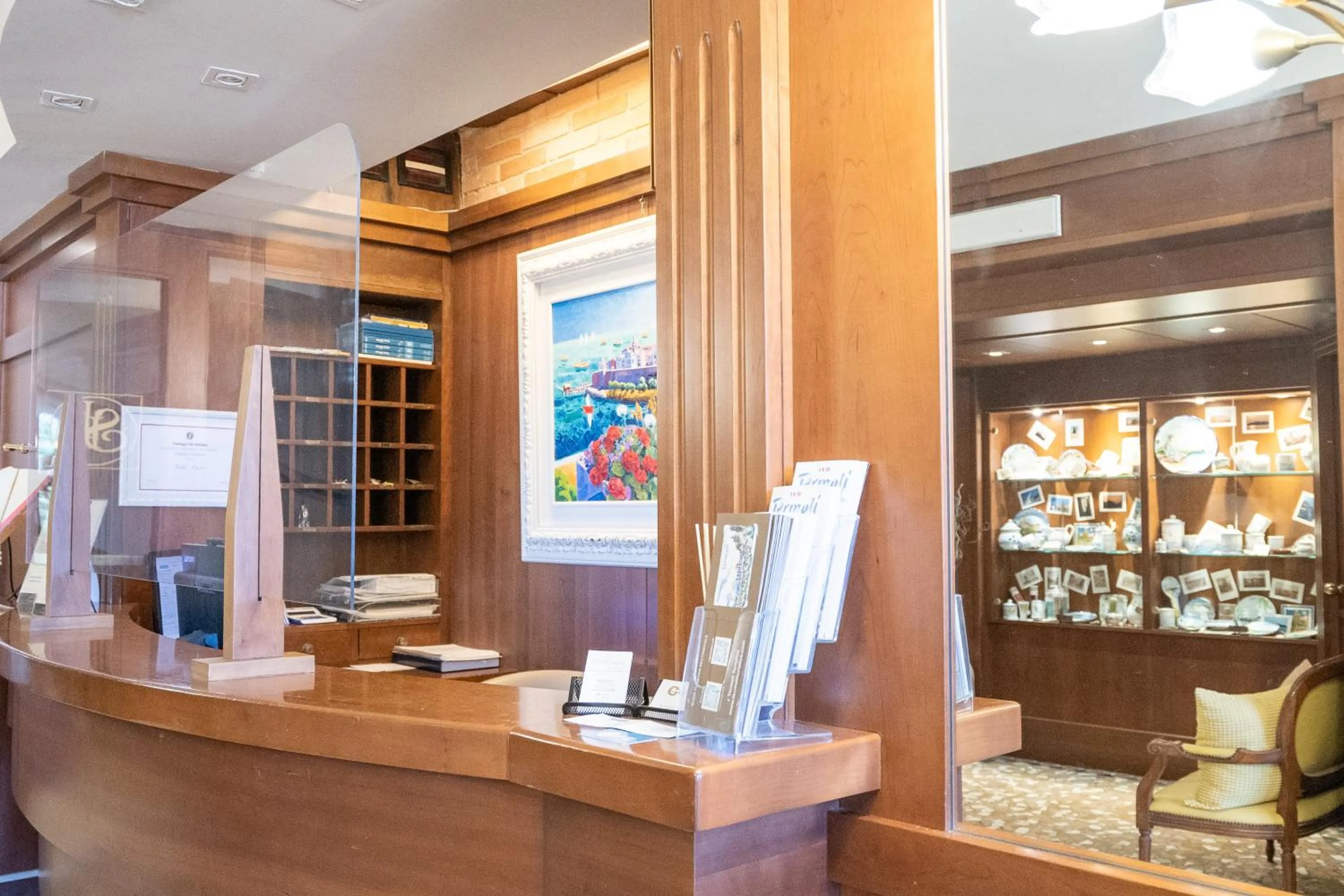 Lobby or reception in Art Hotel Santa Lucia