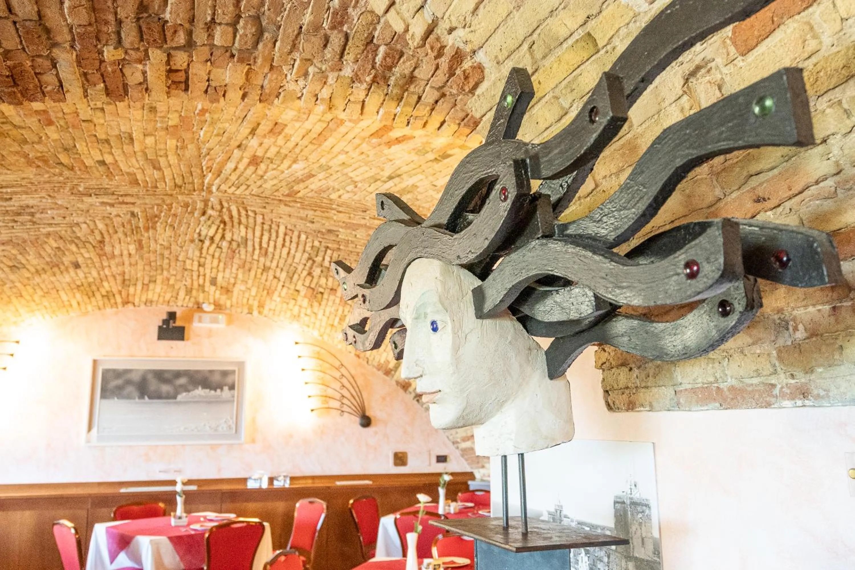 Decorative detail in Art Hotel Santa Lucia