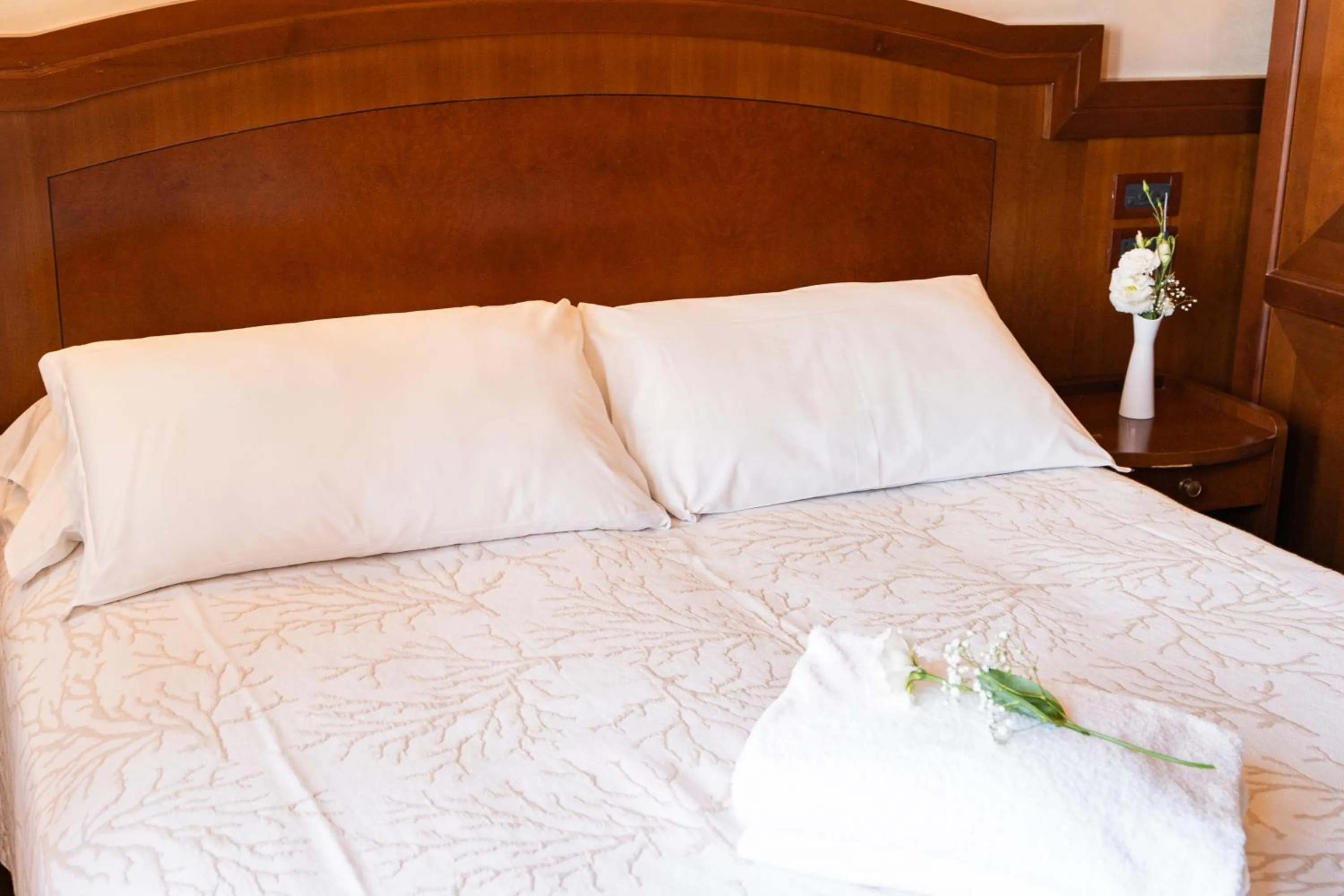 Bed in Art Hotel Santa Lucia