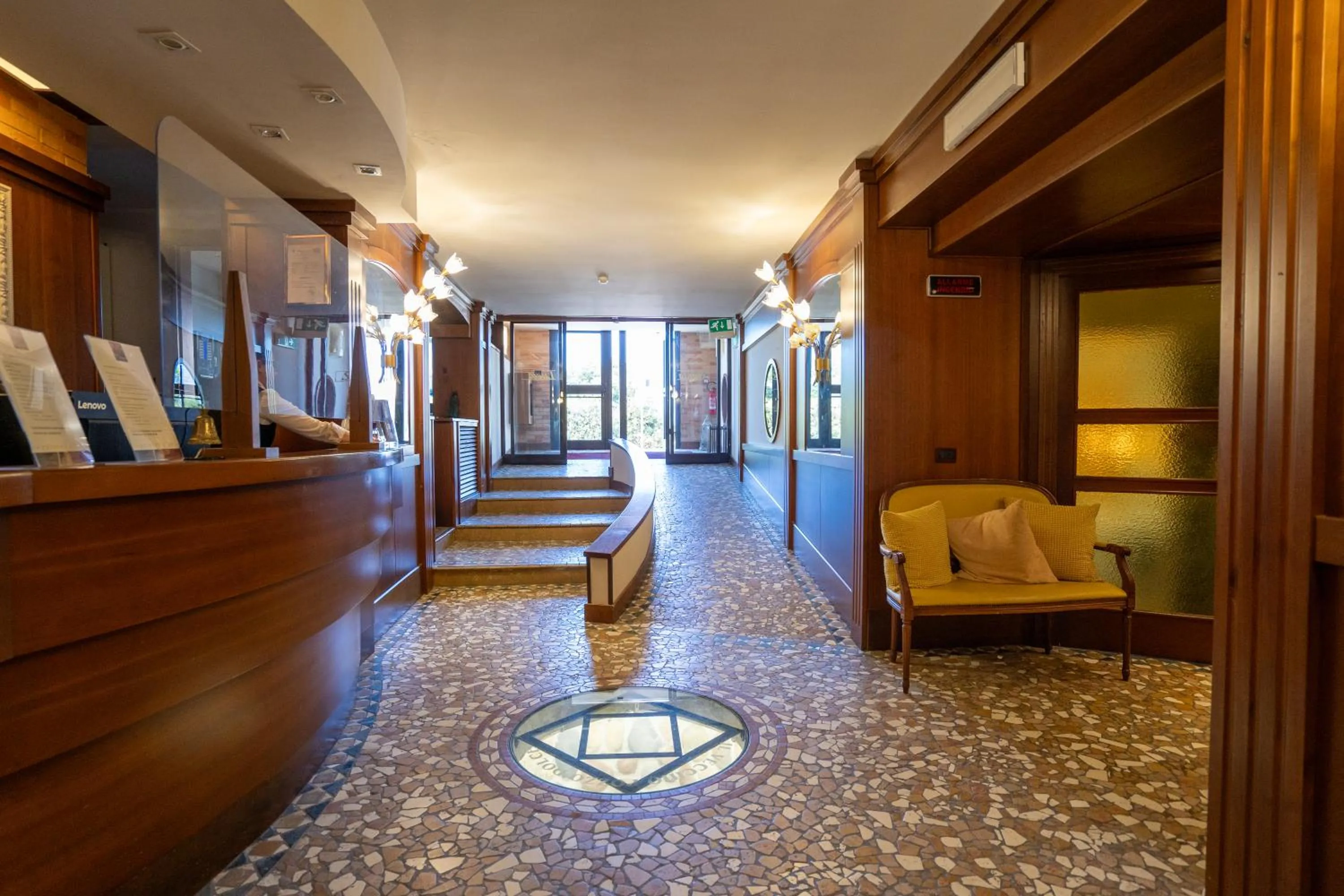 Lobby or reception in Art Hotel Santa Lucia