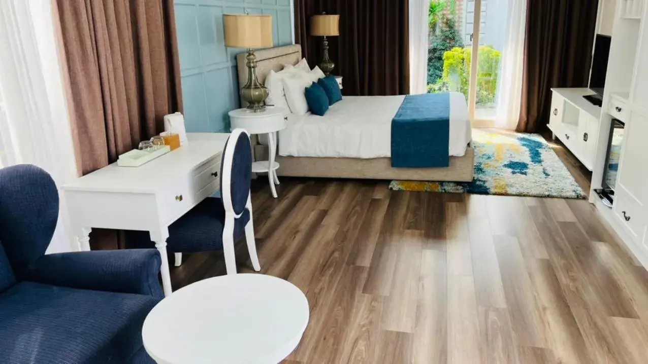 Bed in Villas at Oceanami Resort Bed in Villas at Oceanami Resort