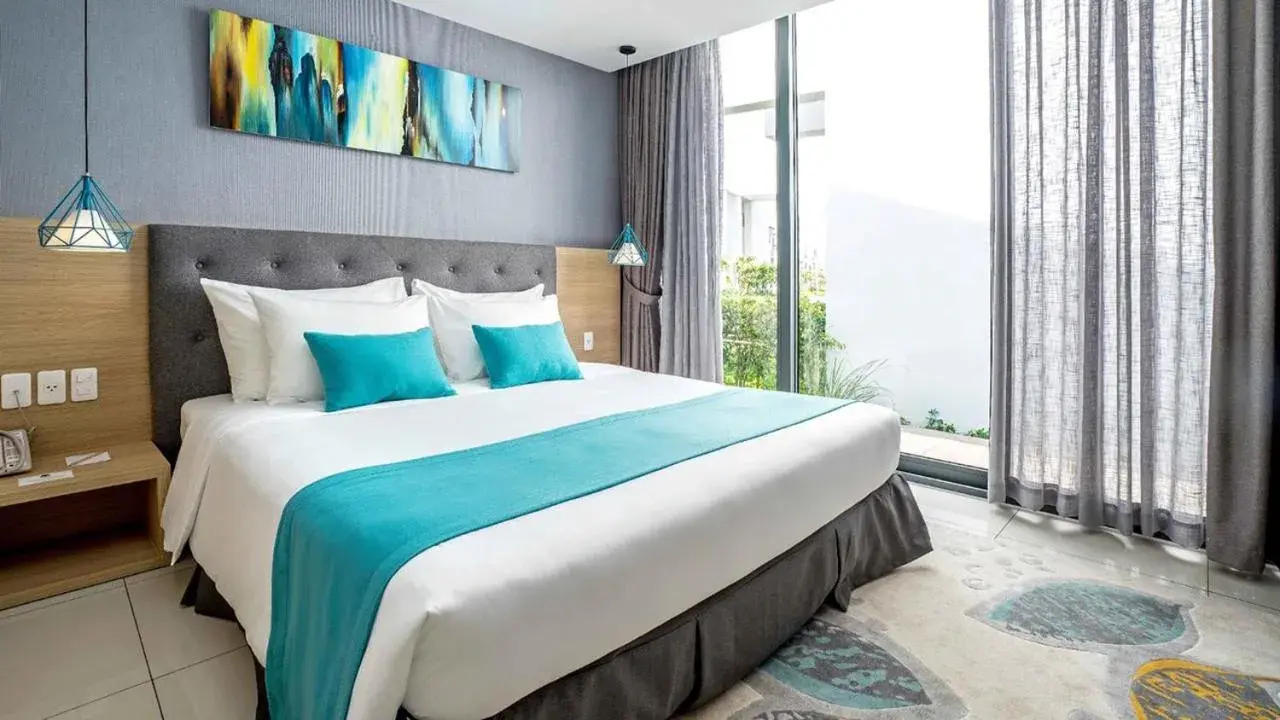 Bed in Villas at Oceanami Resort Bed in Villas at Oceanami Resort