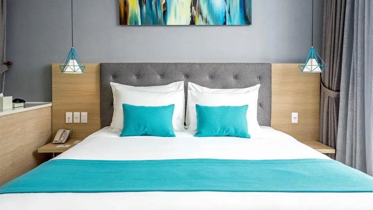 Bed in Villas at Oceanami Resort Bed in Villas at Oceanami Resort