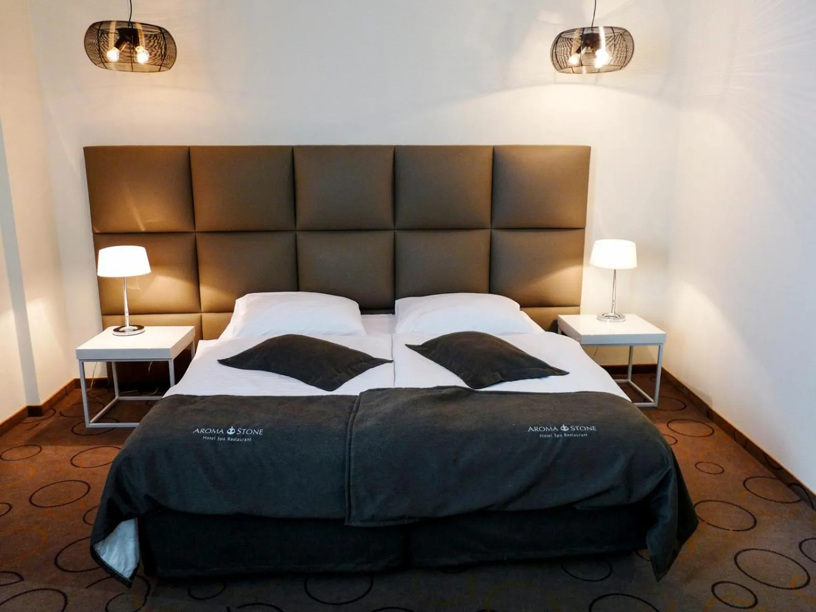 Bed in Aroma Stone Hotel Spa