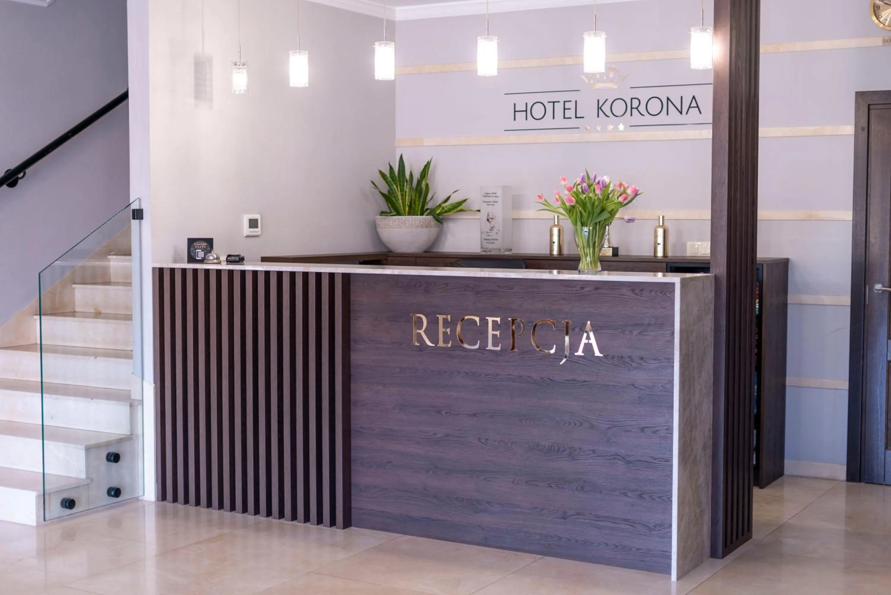 Lobby or reception in Hotel Korona Spa & Wellness