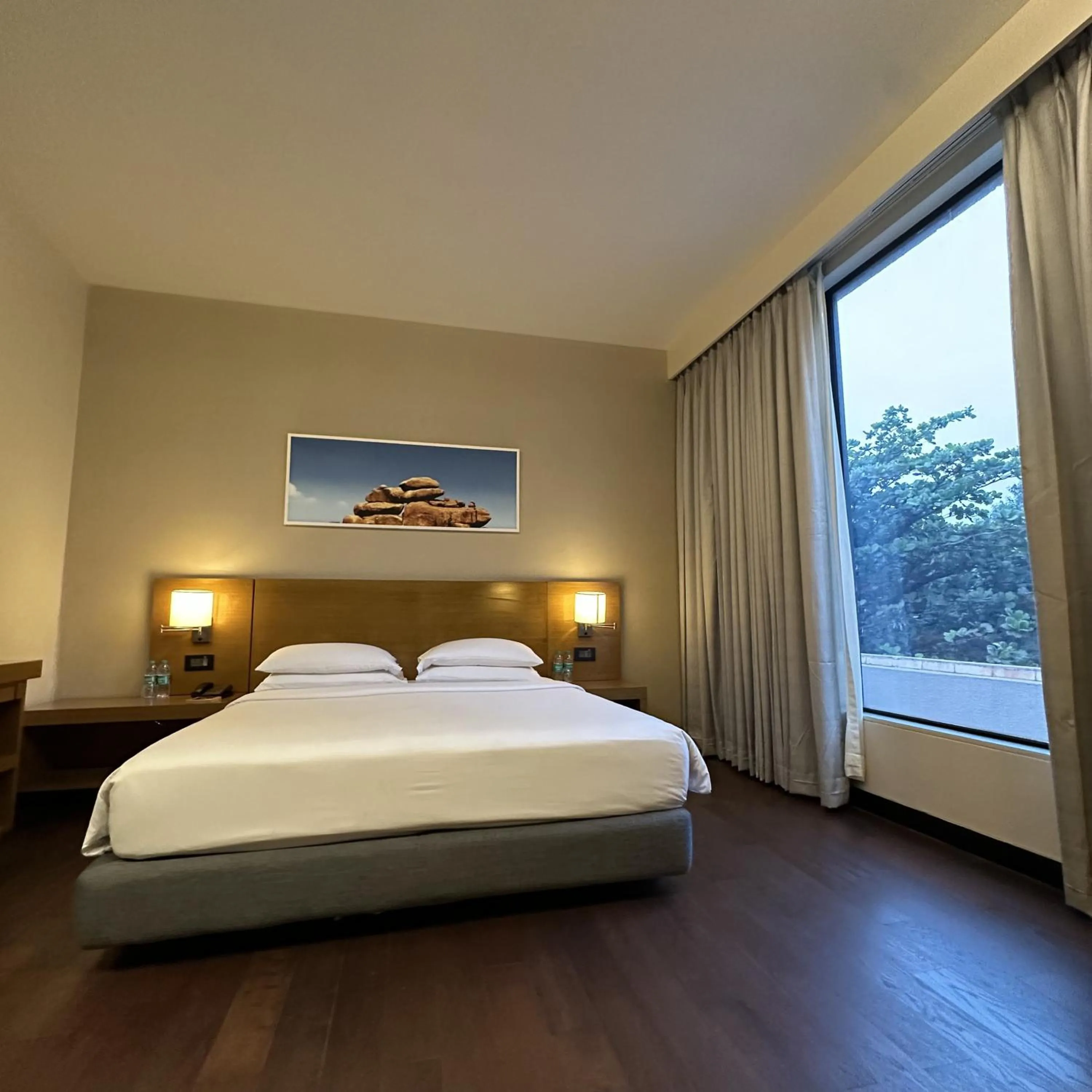 Bed in Hyatt Place Hampi