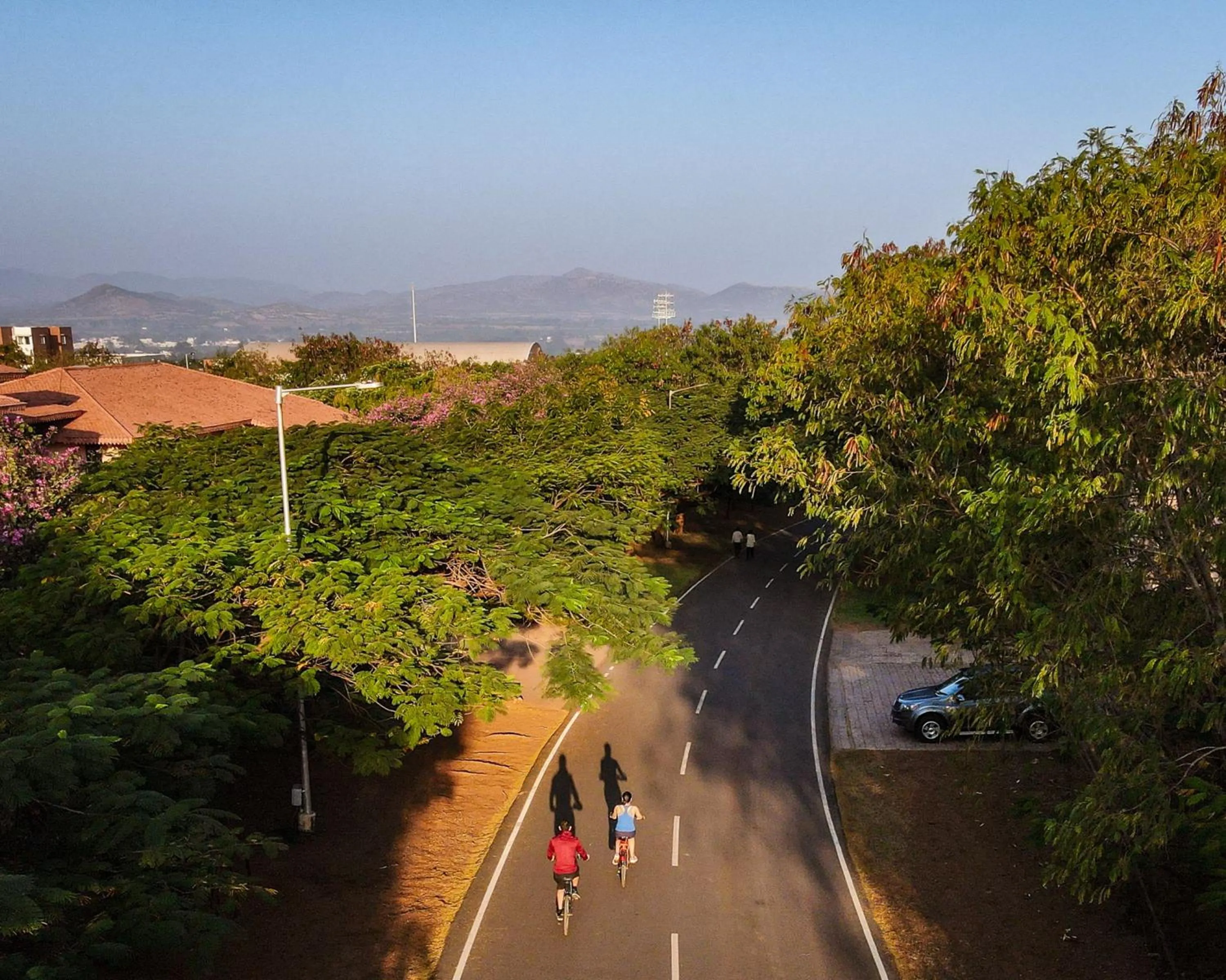 Cycling in Hyatt Place Hampi