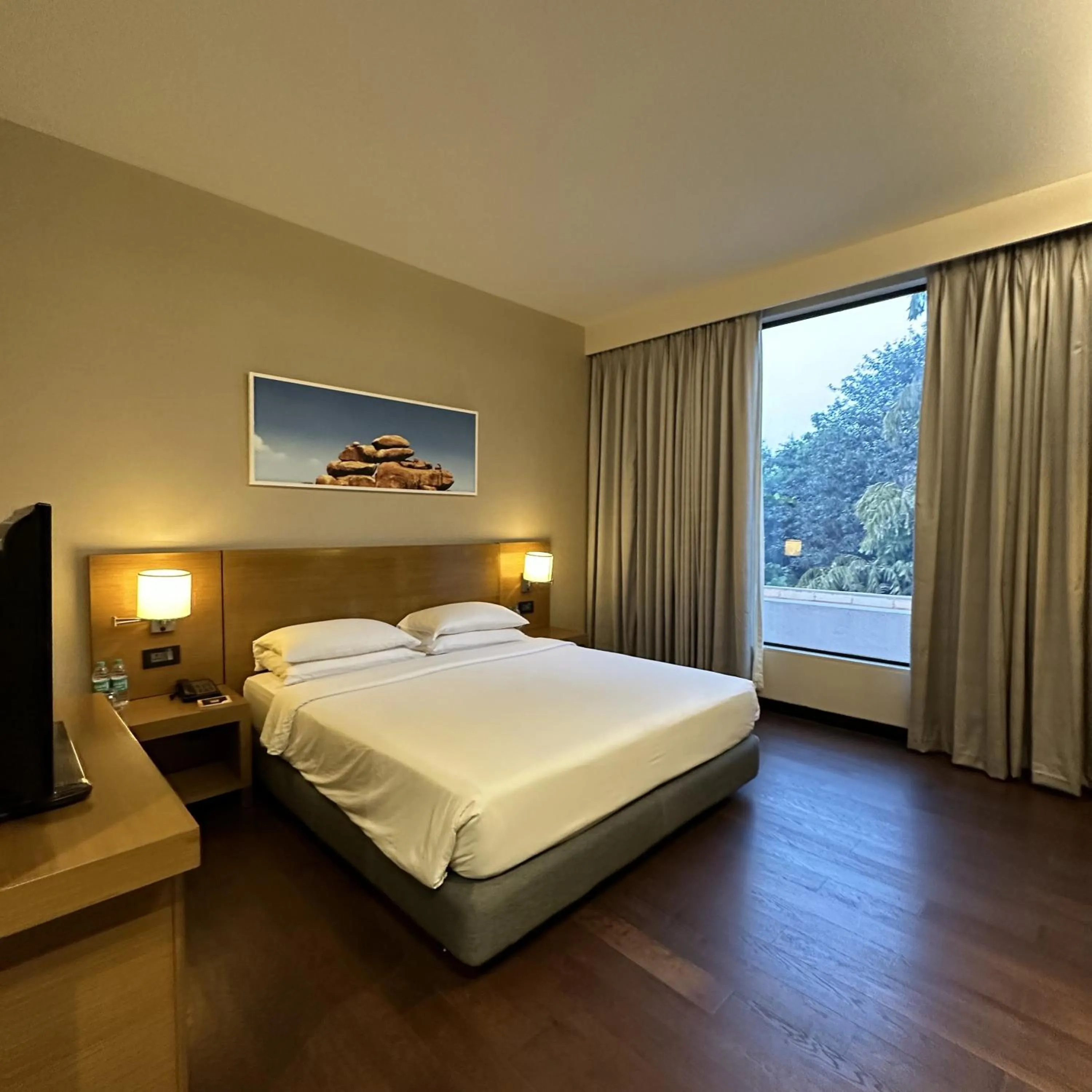 Bed in Hyatt Place Hampi