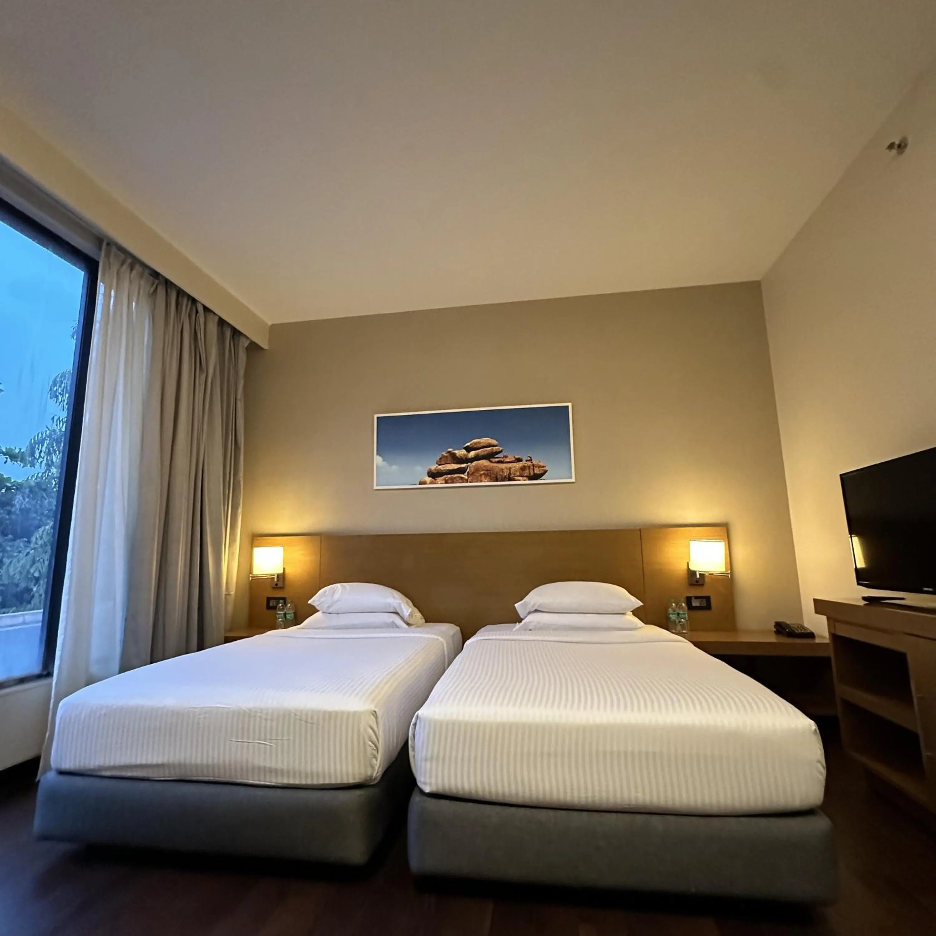 Bed in Hyatt Place Hampi