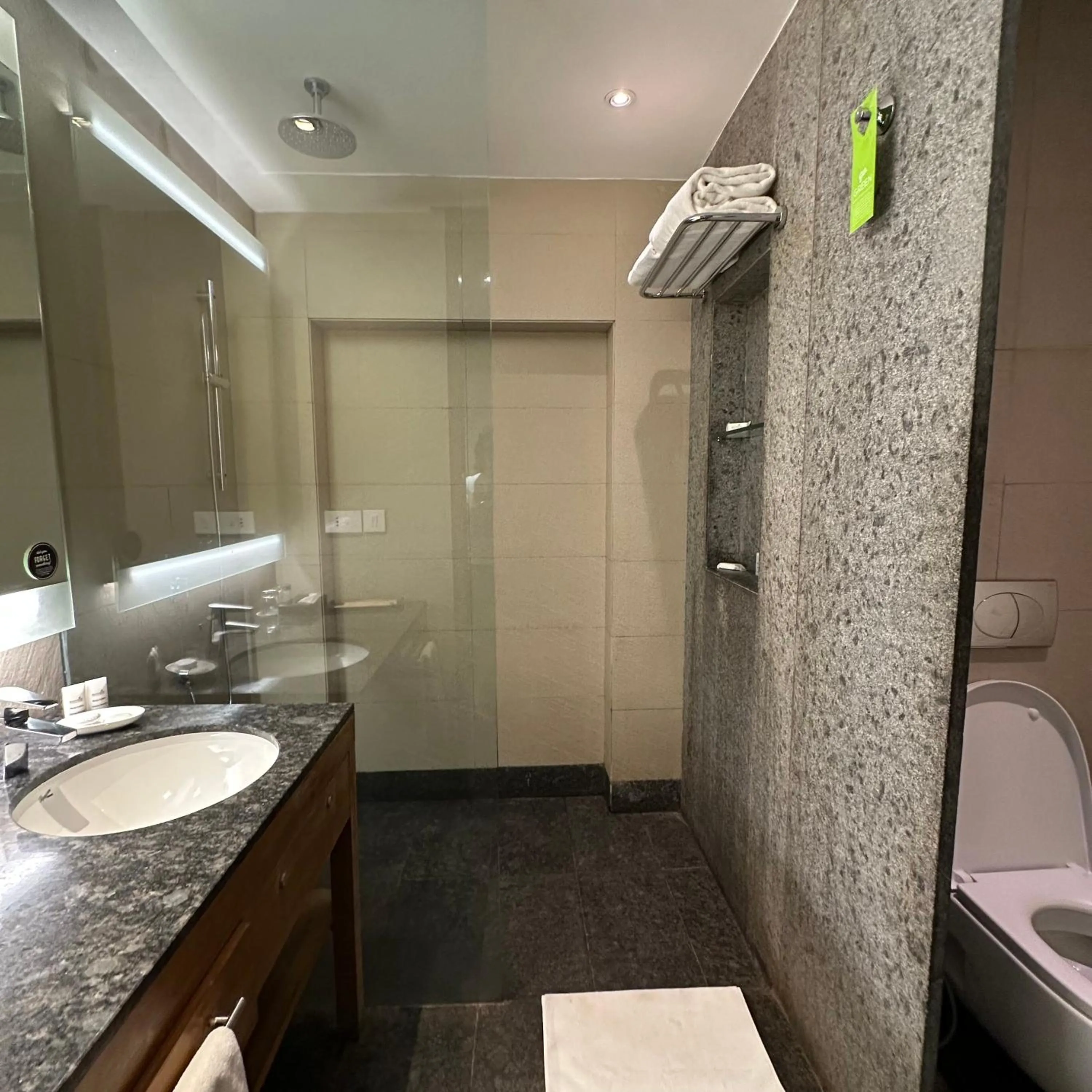 Shower in Hyatt Place Hampi