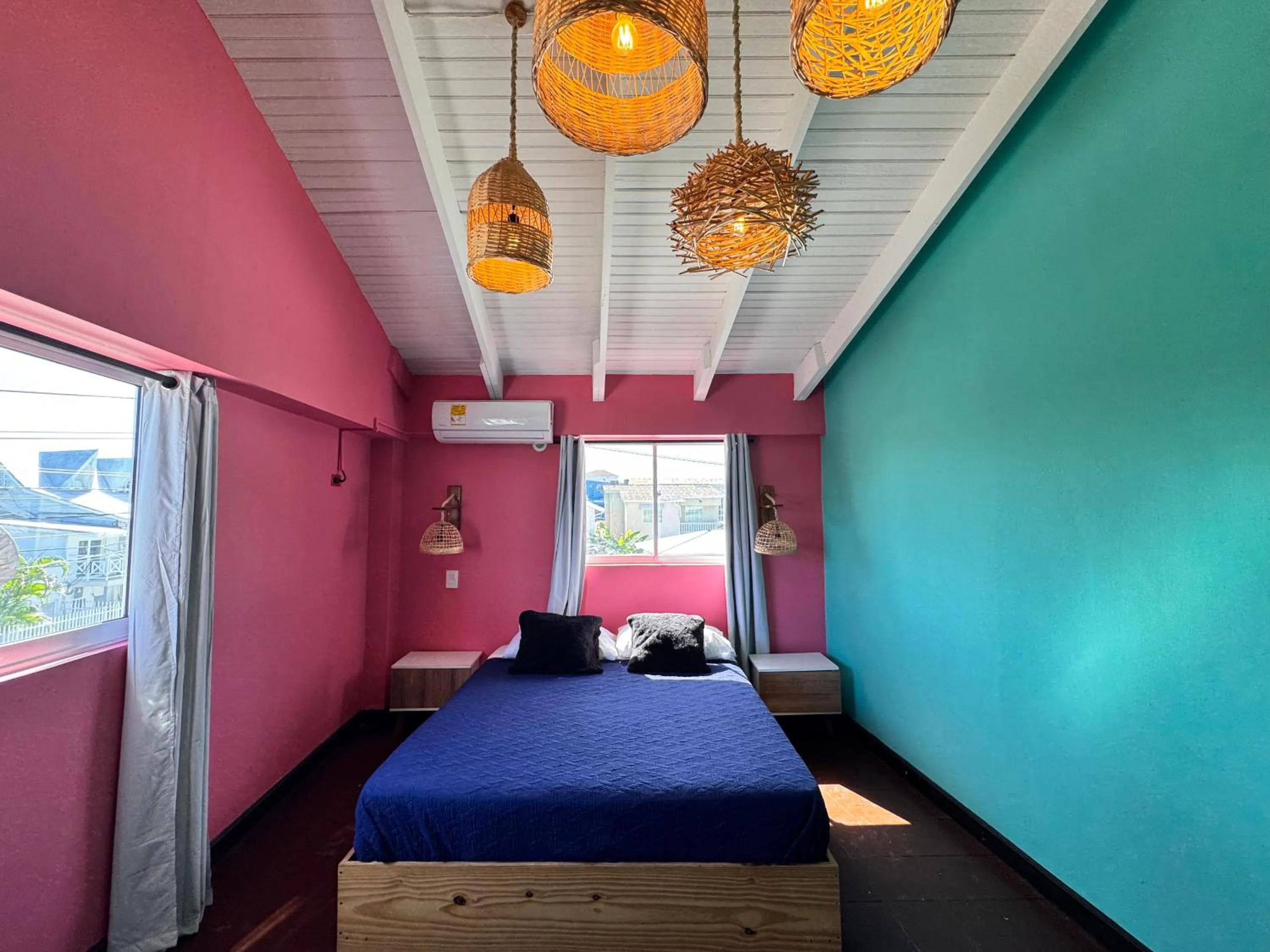 Bed in Be Happy Hotel