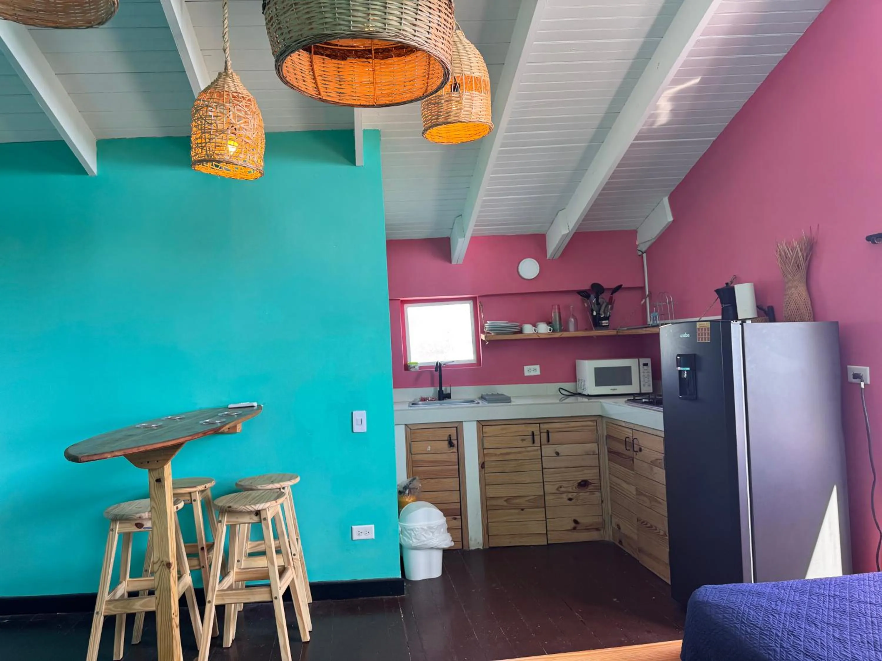 Kitchen or kitchenette in Be Happy Hotel