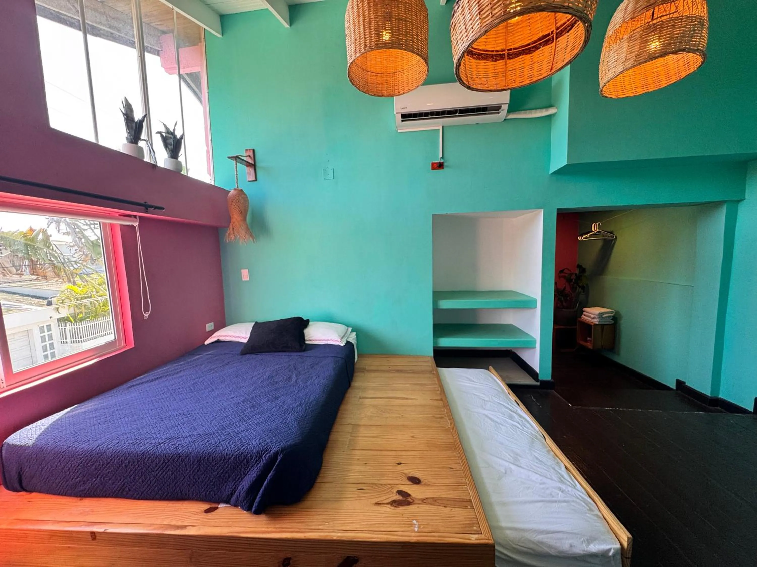 Bed in Be Happy Hotel