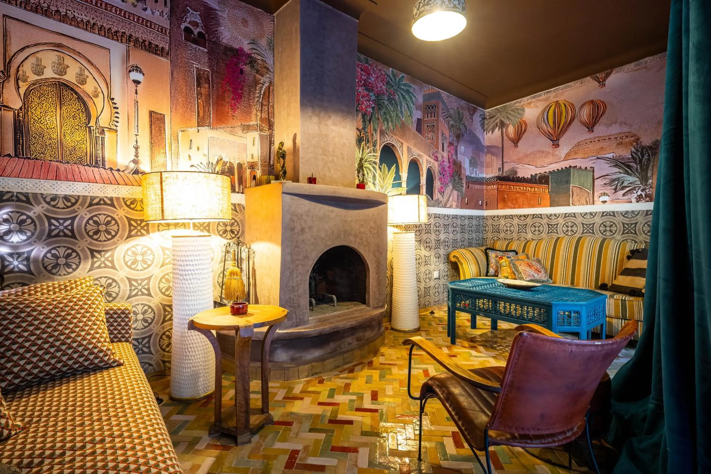 Living room in Dar Khmissa Riad & Spa